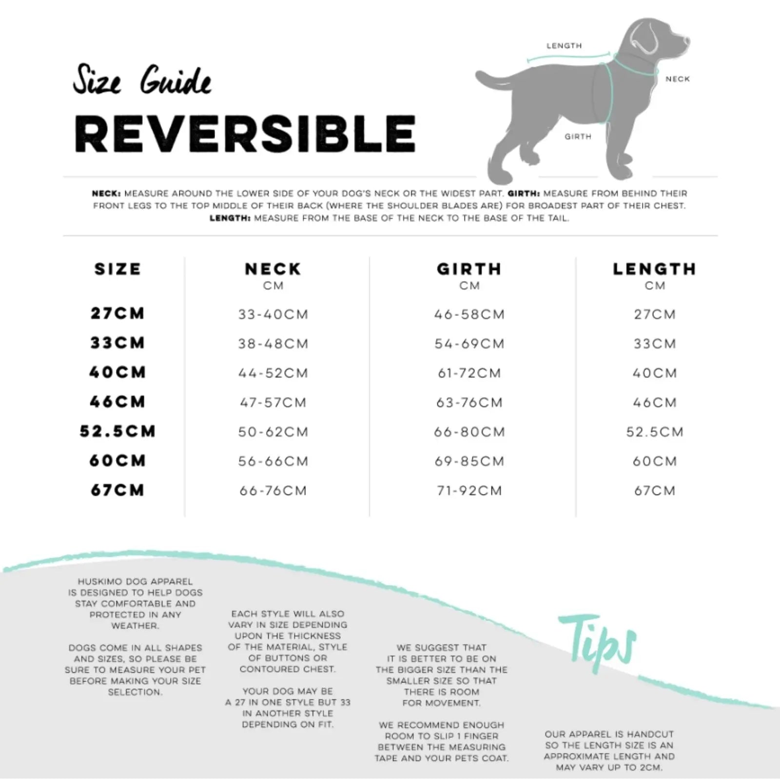 Huskimo Reversible – Pacific Blue Warm 2-in-1 Dog Jacket Huskimo