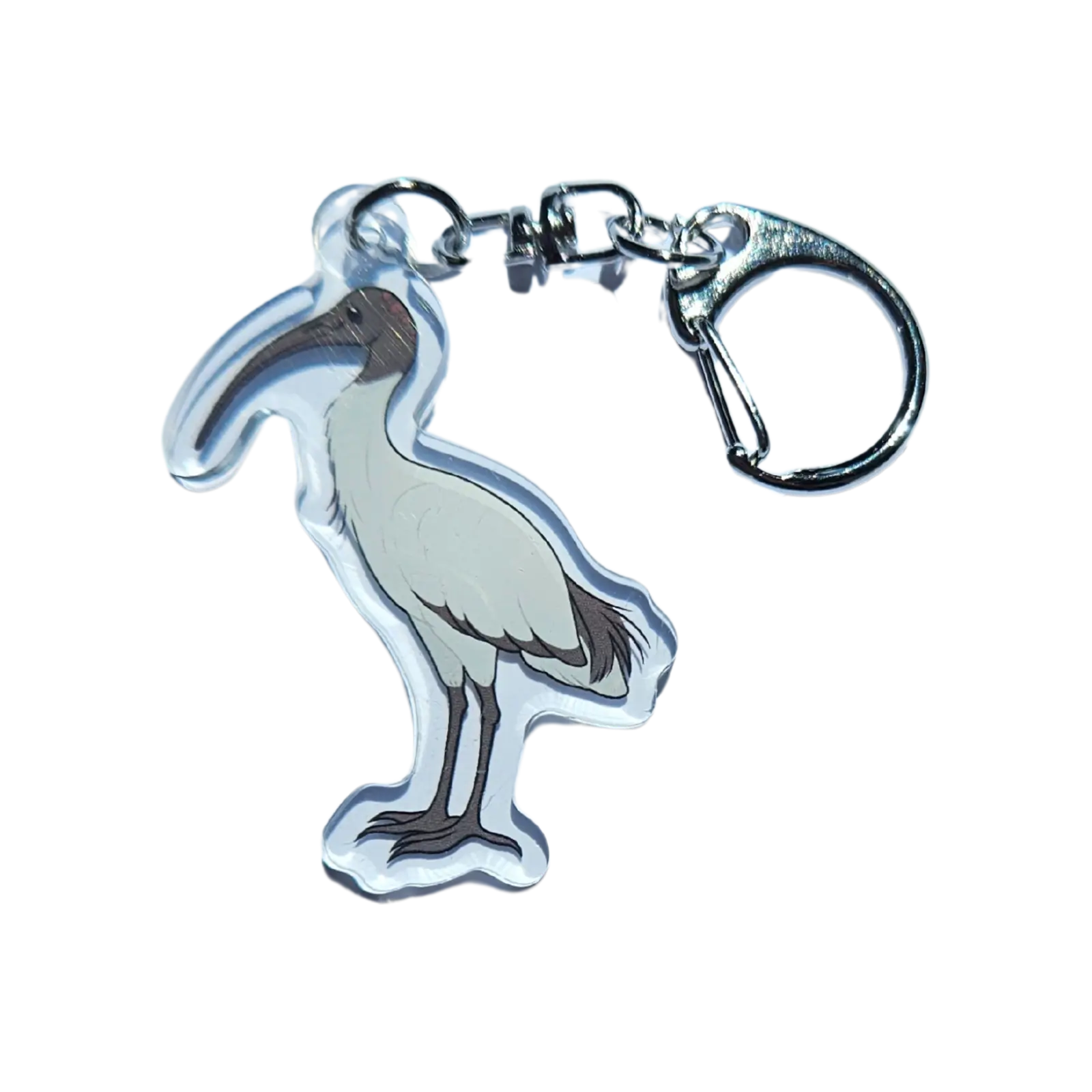 Ibis Acrylic Keychain Hecko Gecko