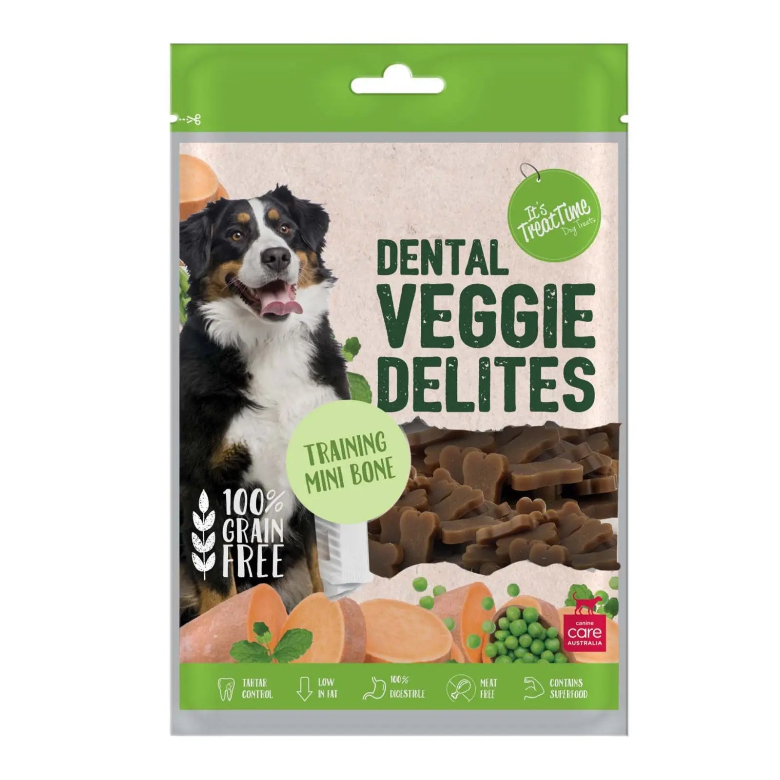 It's Treat Time Veggie Delites Training Mini Bones - Kellyville Pets
