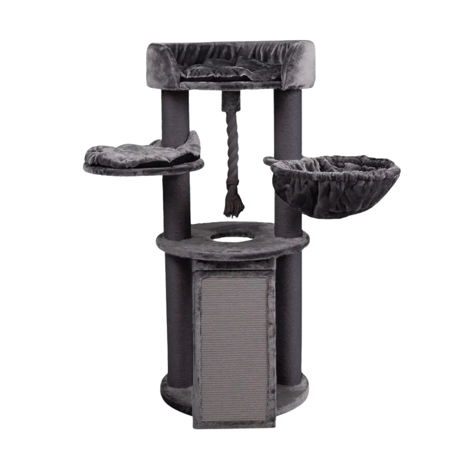 Kazoo Cat Scratch & Sleep Playground - Charcoal Kazoo