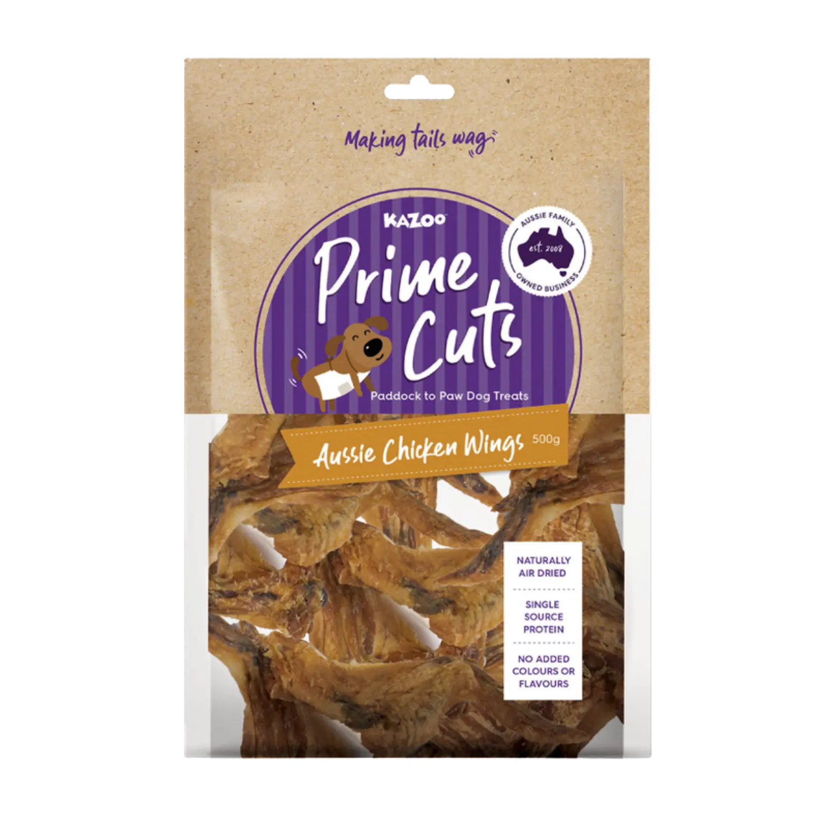 Kazoo Prime Cuts Aussie Chicken Wings - 500g Prime Cuts