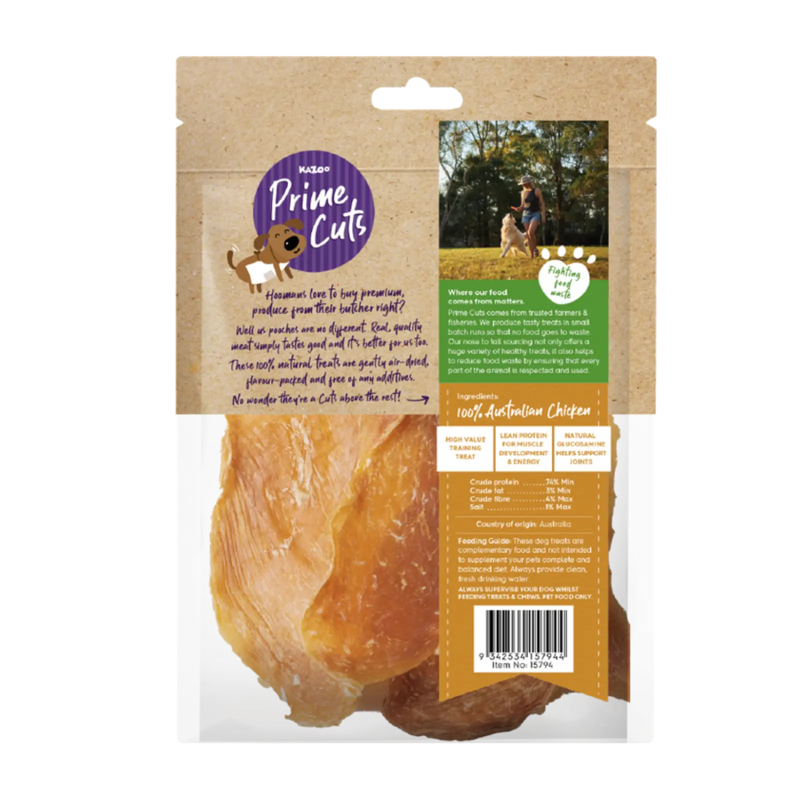 Kazoo Prime Cuts Chicken Breast Dog Treats Prime Cuts