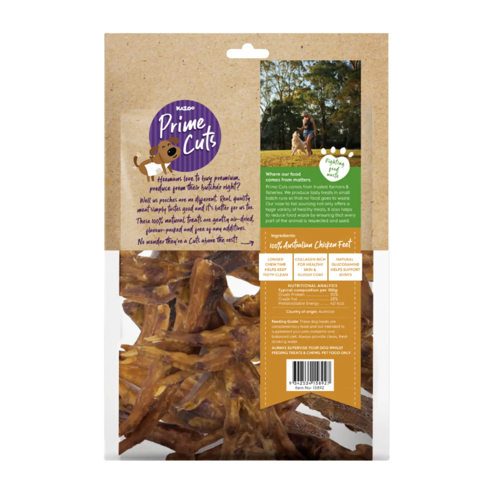Kazoo Prime Cuts Chicken Feet - 500g Prime Cuts