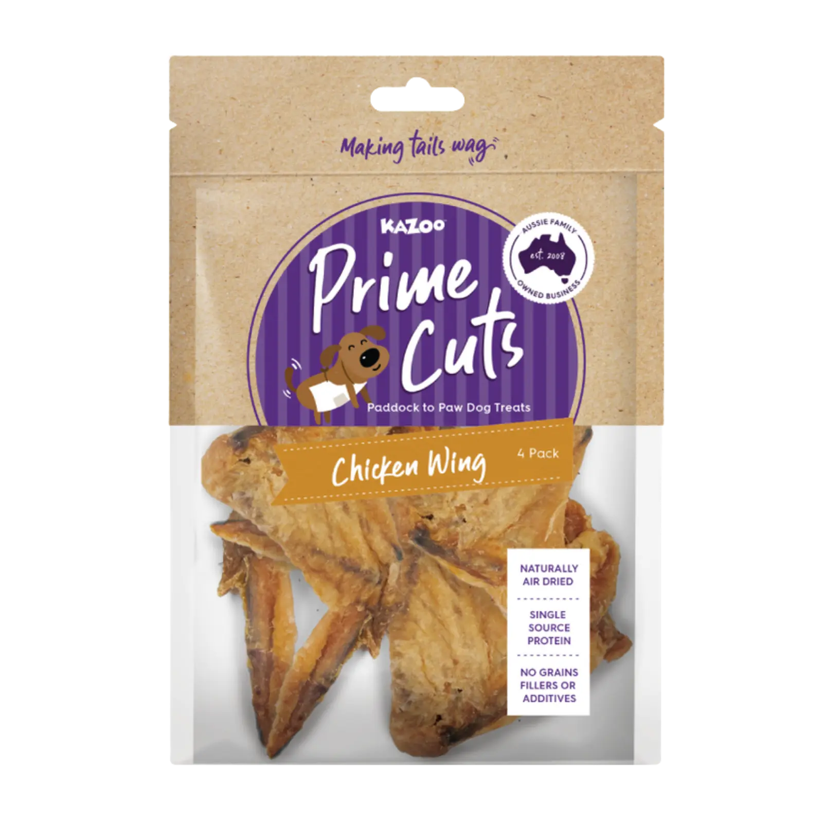 Kazoo Prime Cuts Chicken Wing - 4pk Prime Cuts