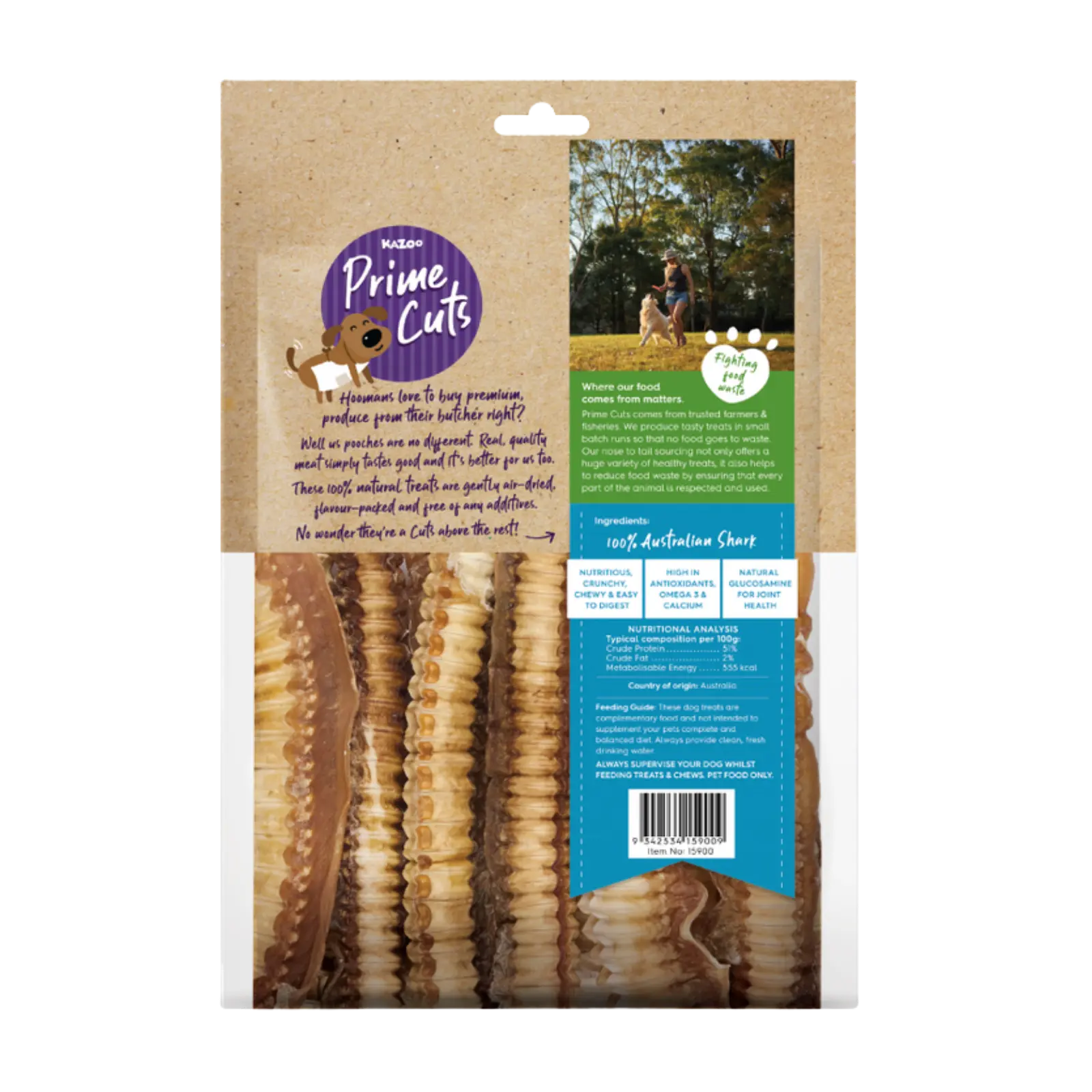 Kazoo Prime Cuts Shark Cartilage Dog Treats Prime Cuts