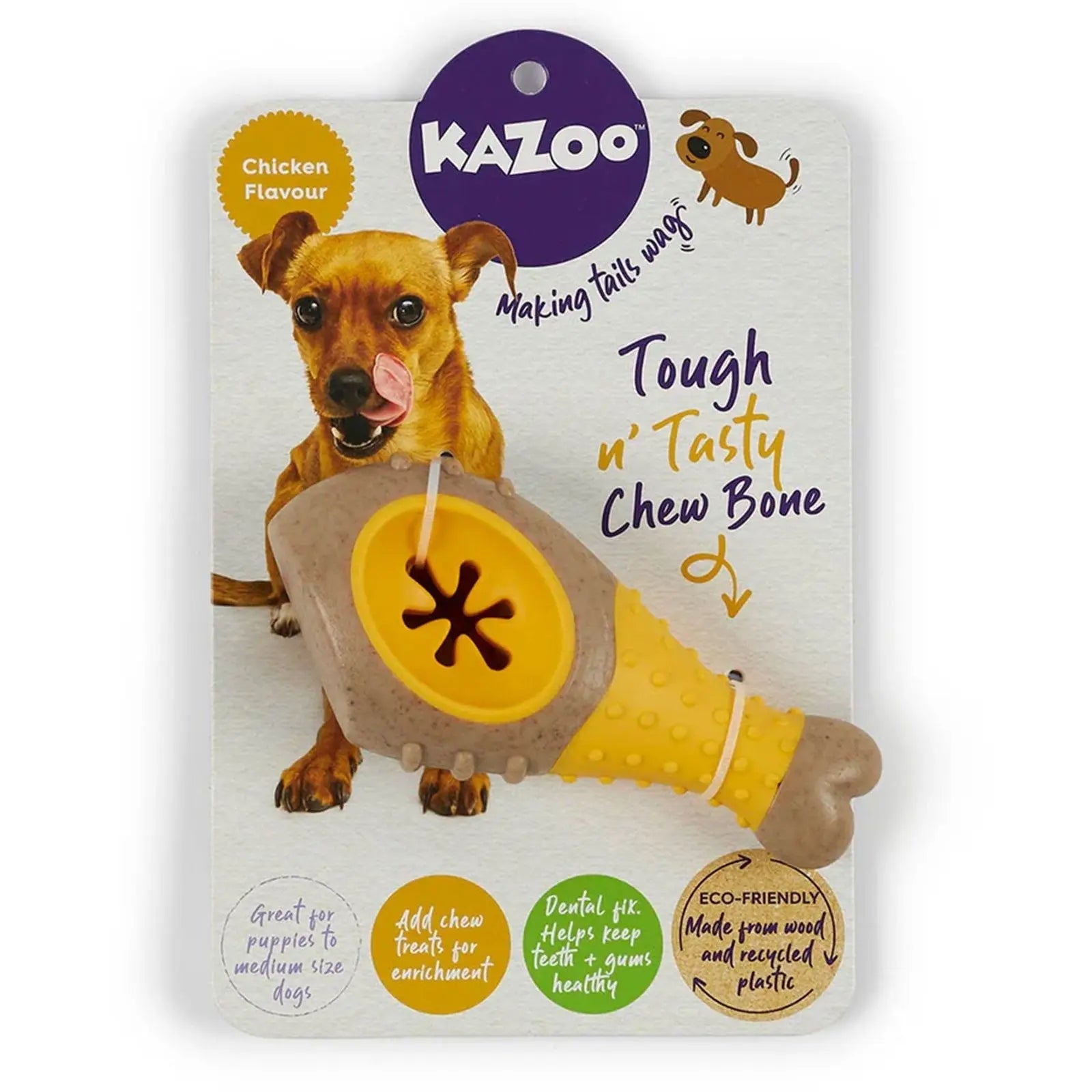 Kazoo Tough & Tasty Chew Bone - Kellyville Pets