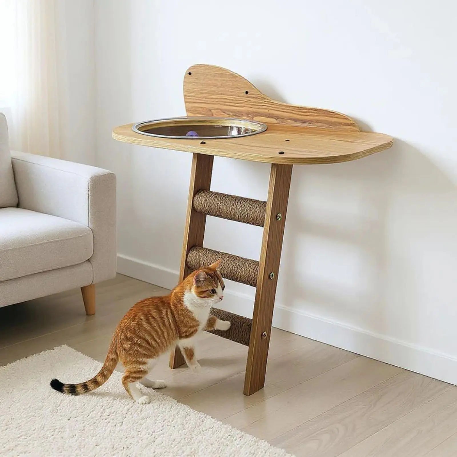 Kazoo Wall Mounted Woodland Cat Loft Kazoo