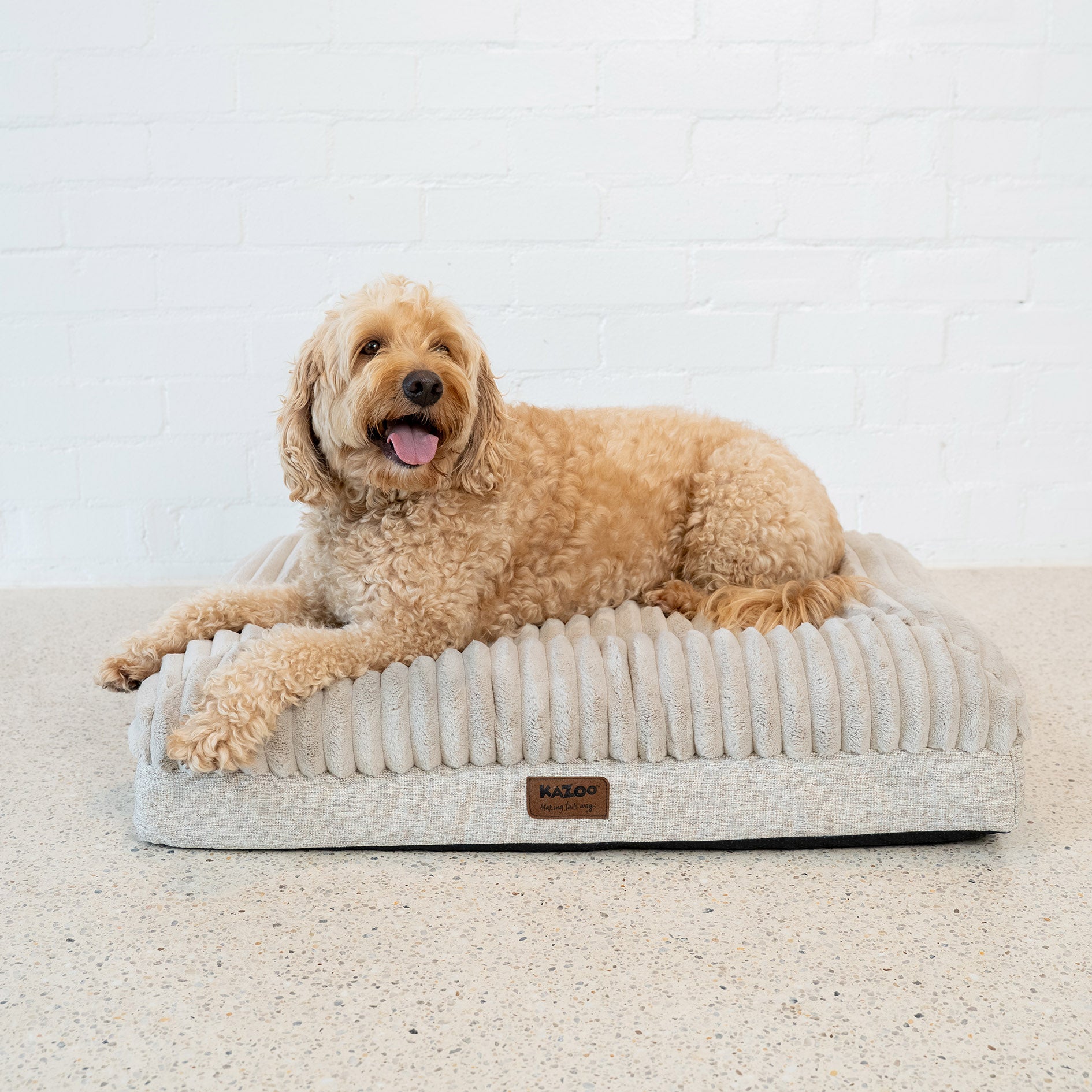 Kazoo Cloud Comfort Pet Bed - Beige