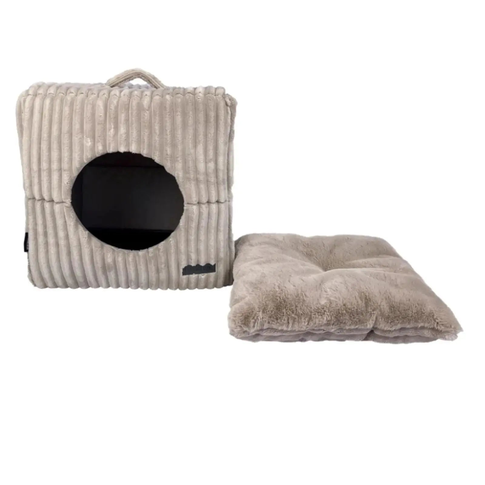 La Doggie Vita Mousse Velour Corduroy Cat Cube La Doggie Vita
