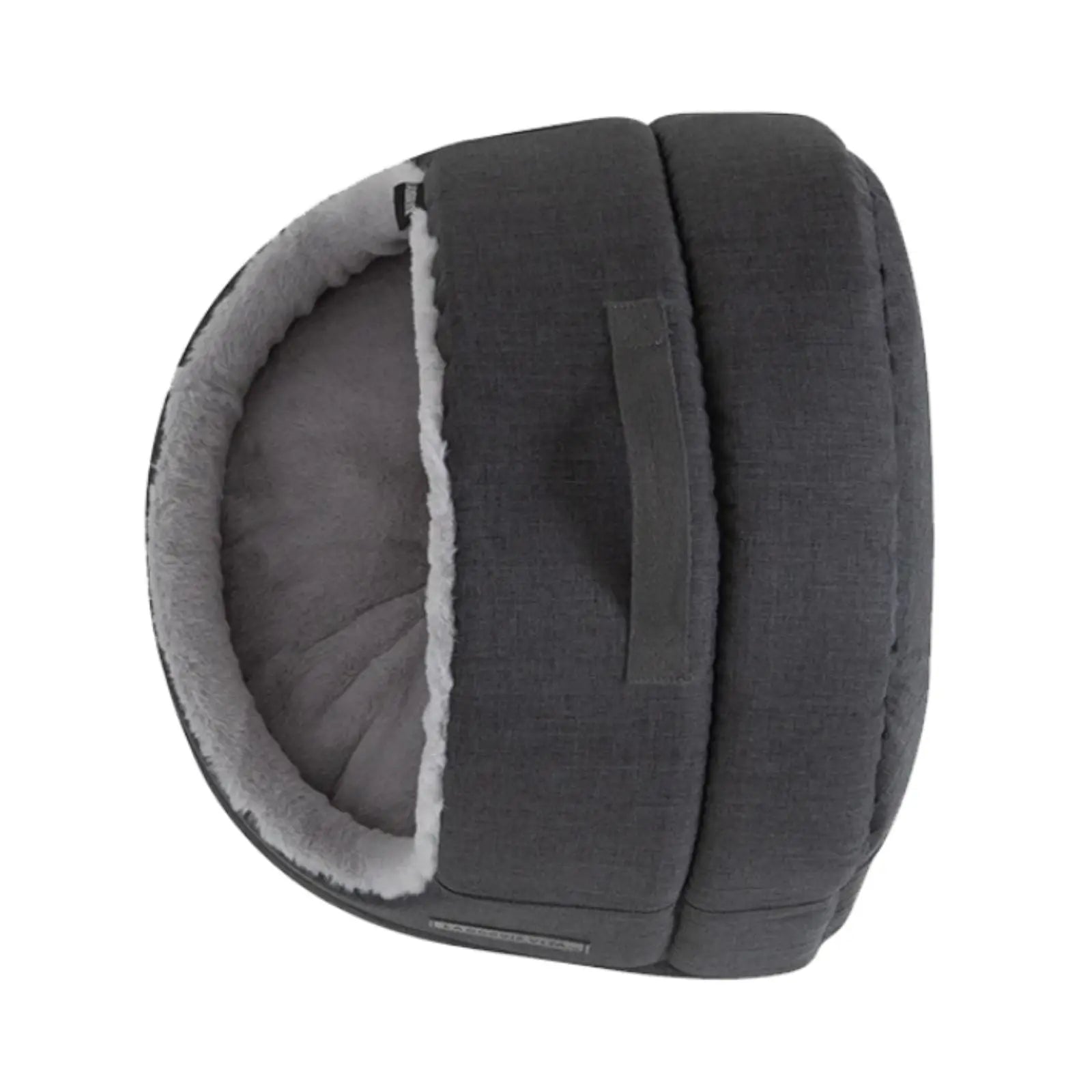La Doggie Vita Water Resistant Oxford Charcoal Hooded Cat Bed La Doggie Vita