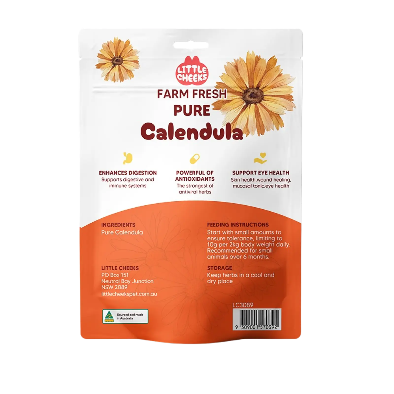 Little Cheeks Farm Fresh Pure Calendula 35g Little Cheeks