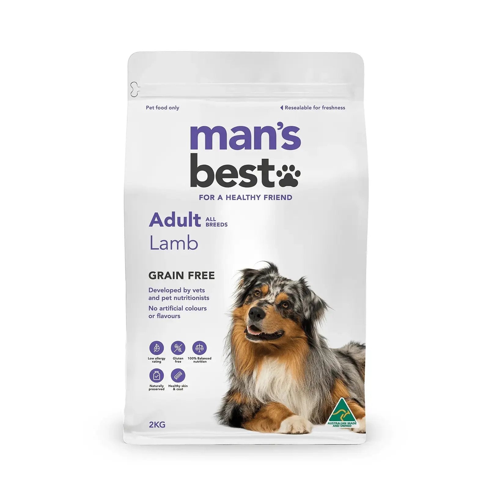 🎁 Man's Best Dog Food Adult Lamb (100% off) Mans Best