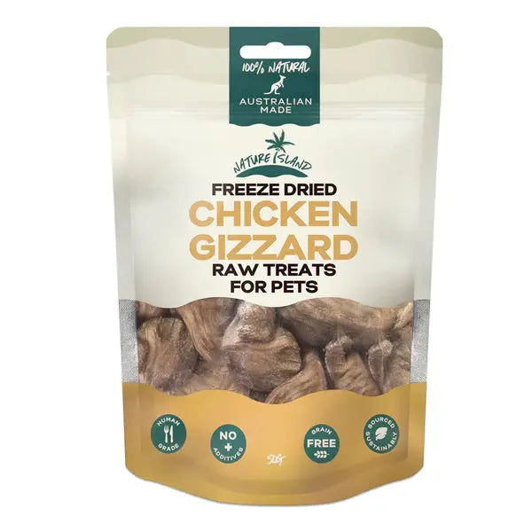 Nature Island Freeze Dried Chicken Gizzard 50g Nature Island
