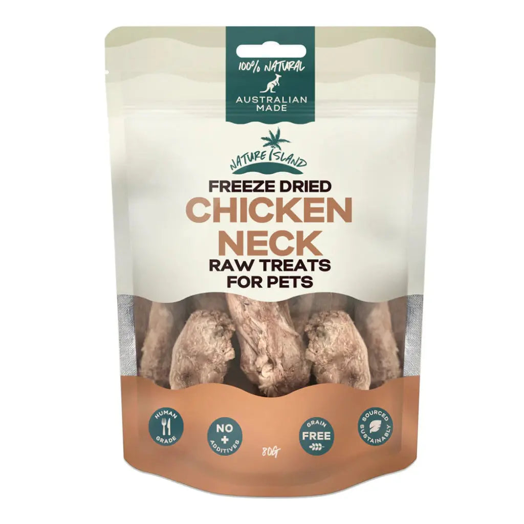 Nature Island Freeze Dried Chicken Neck 80g Nature Island