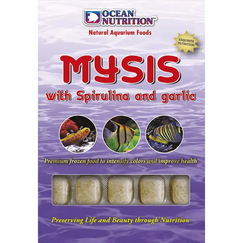 Ocean Nutrition Frozen Mysis with Spirulina and Garlic - Kellyville Pets