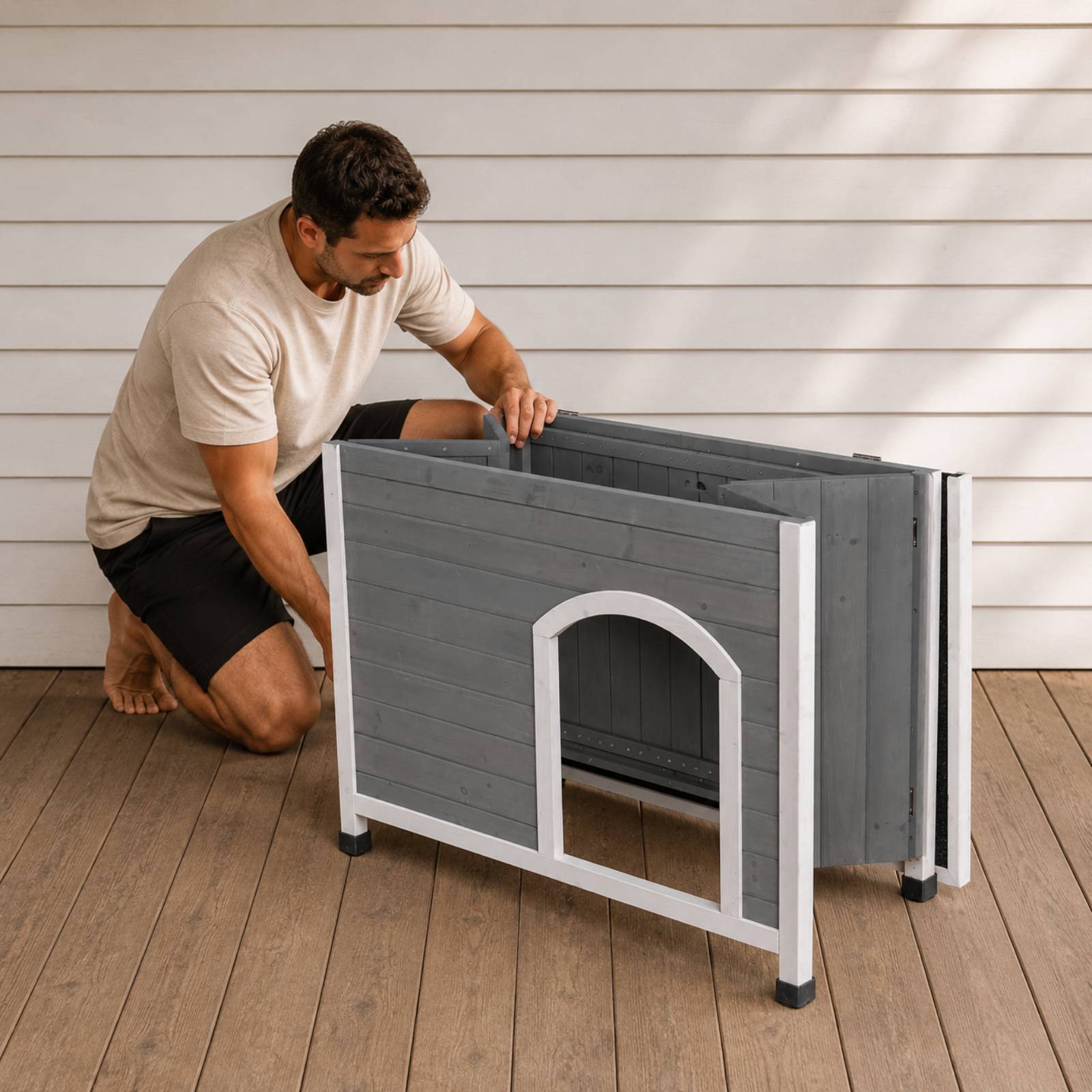 KPets Outdoor Premium Foldable Dog Kennel