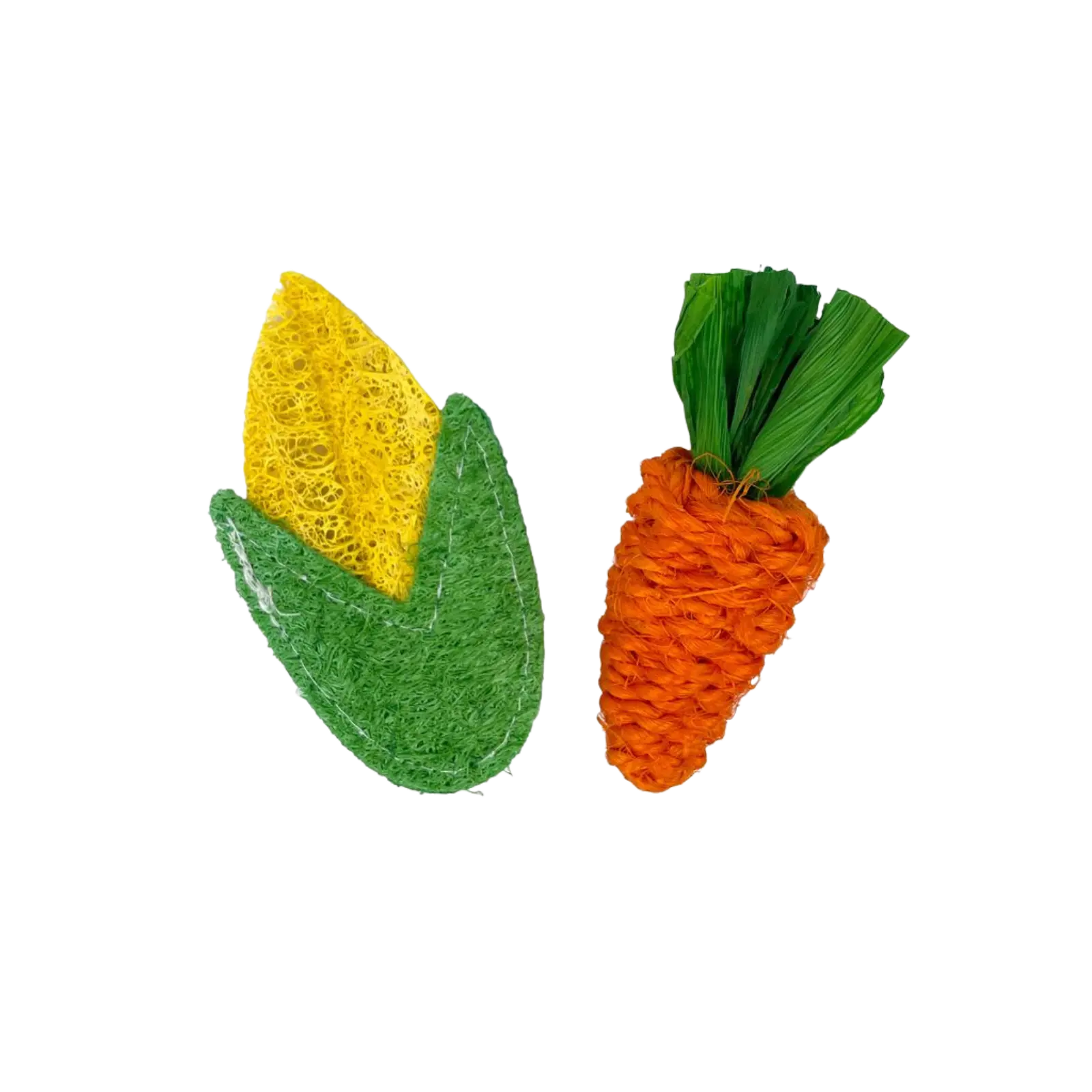 Pipsqueak Chew Loofah Corn & Seagrass Carrot PipSqueak