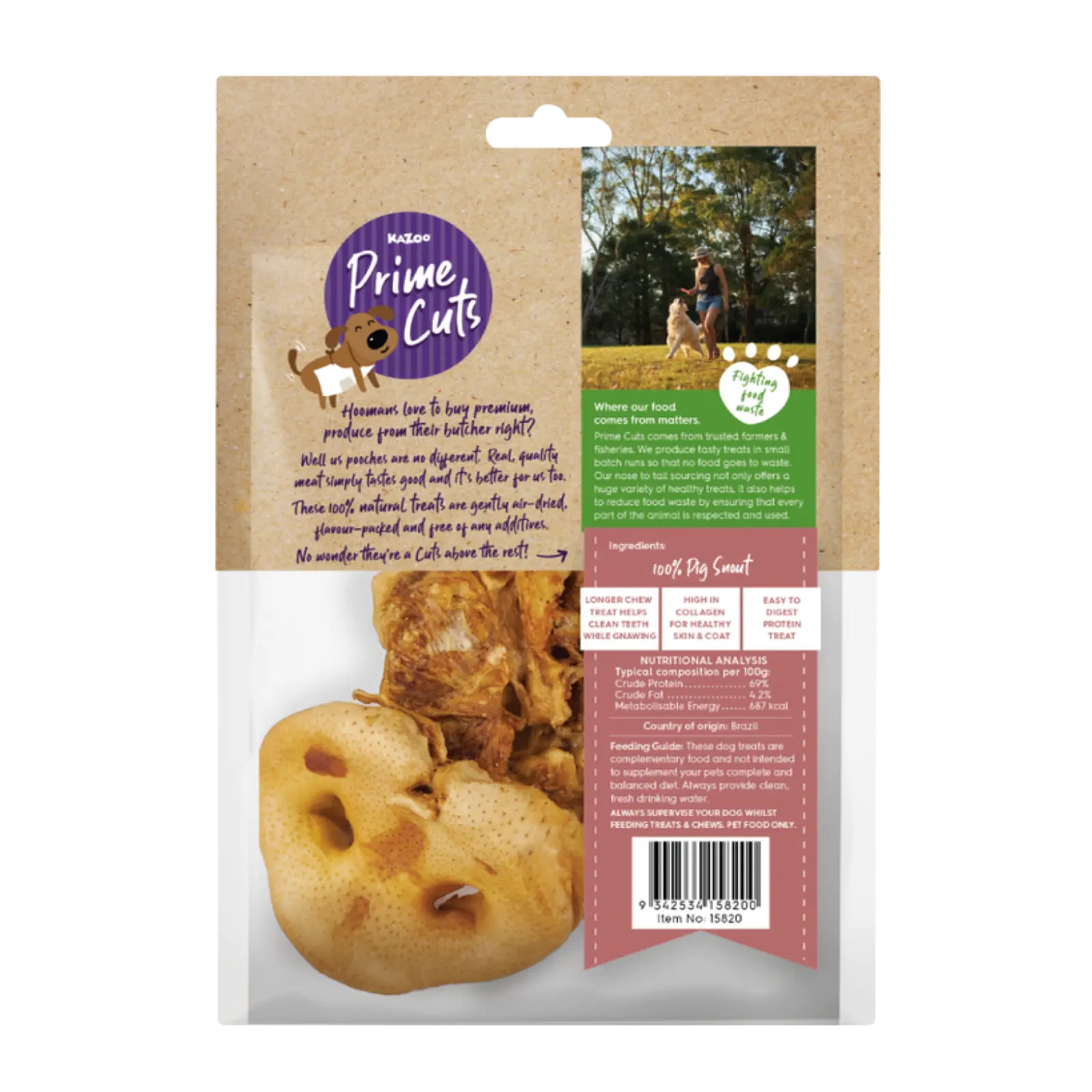 Prime Cuts Puffy Pig Snouts - 3pk Prime Cuts
