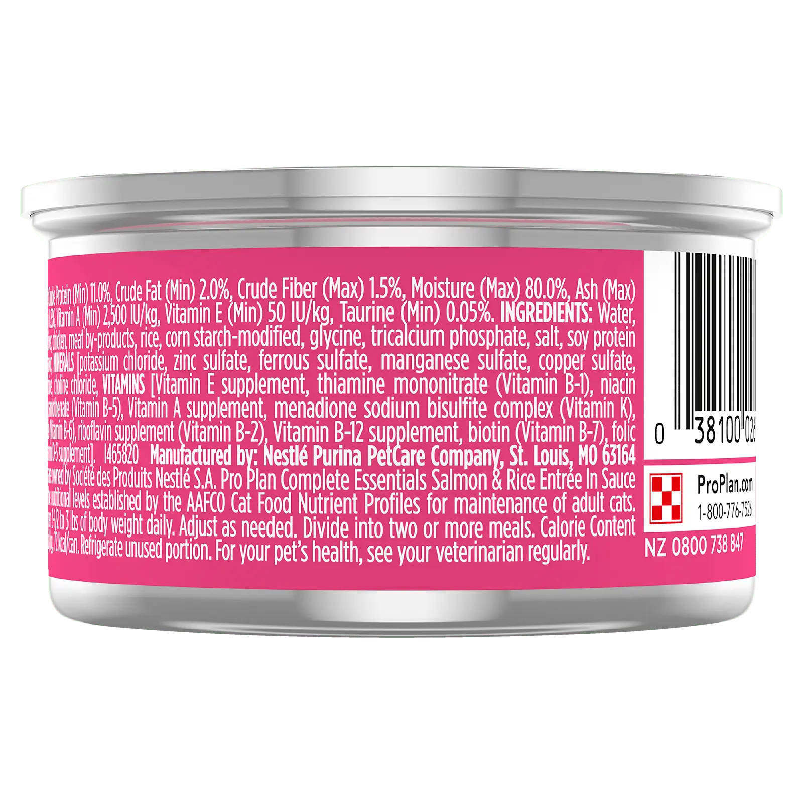 Pro Plan Cat Food Can Adult Complete Essentials Salmon & Rice Entrée - Kellyville Pets