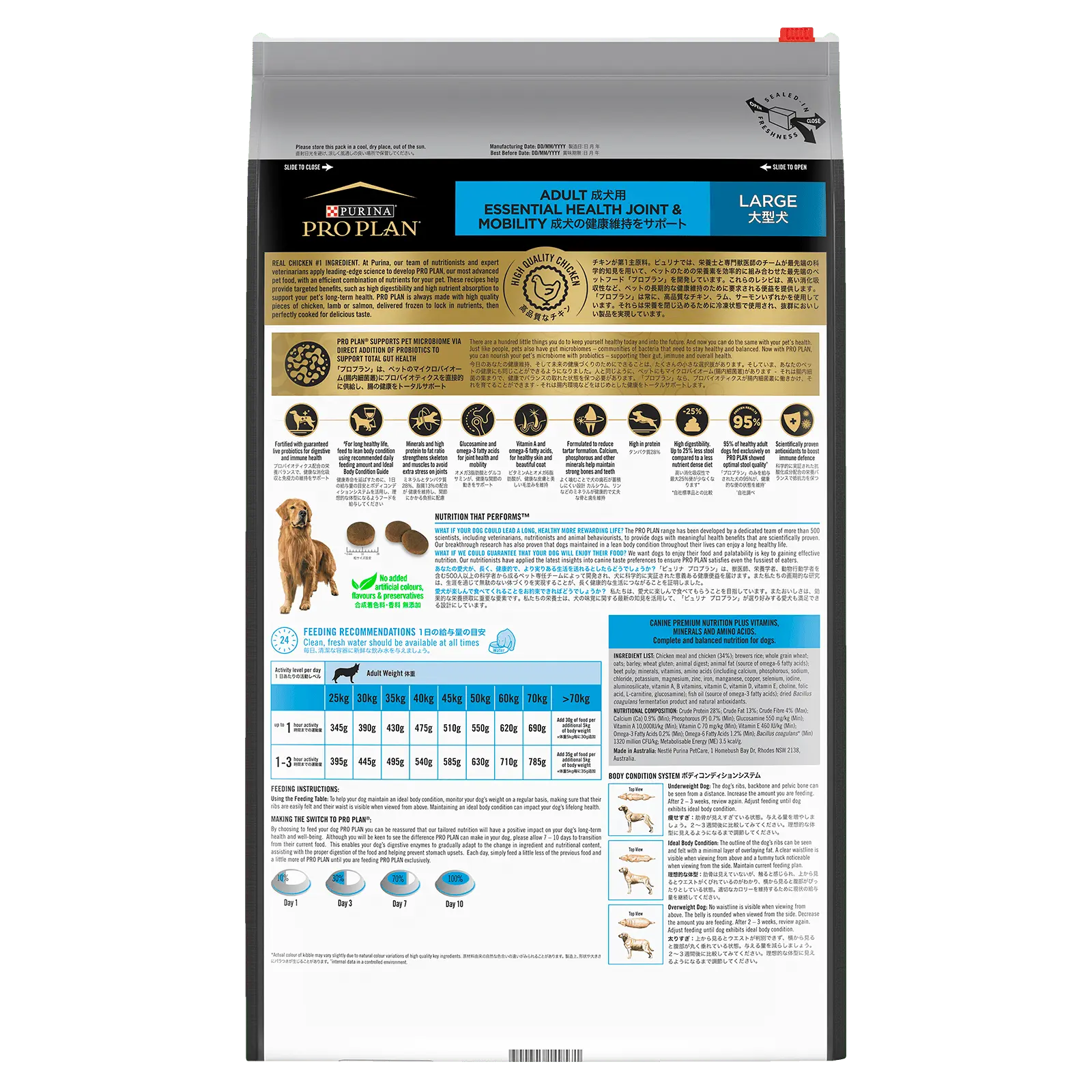 Pro Plan Dog Food Adult Large Breed Chicken - Kellyville Pets