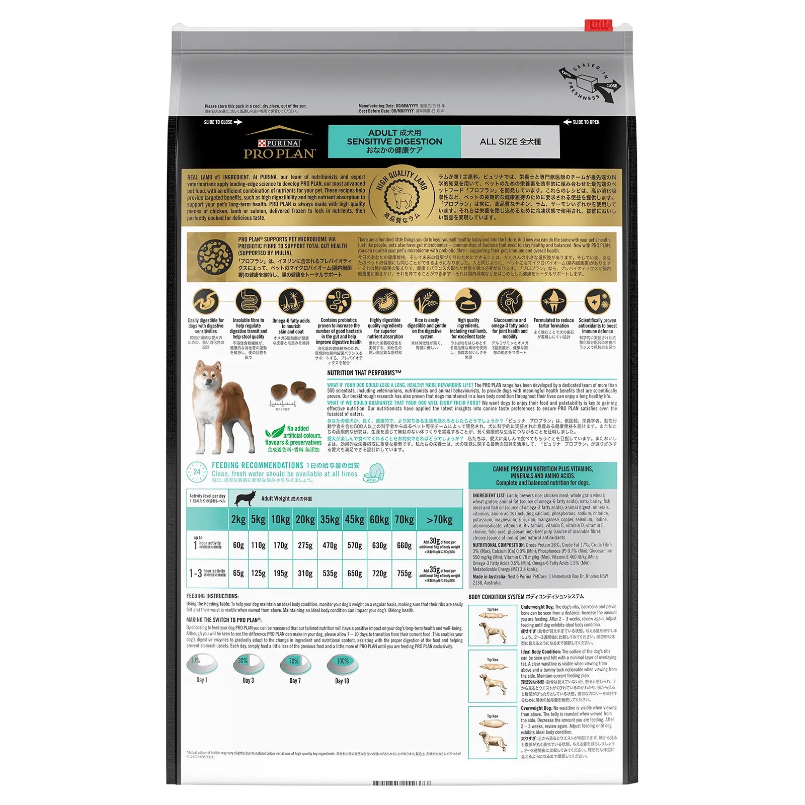 Pro Plan Dog Food Adult Sensitive Digestion Lamb - Kellyville Pets