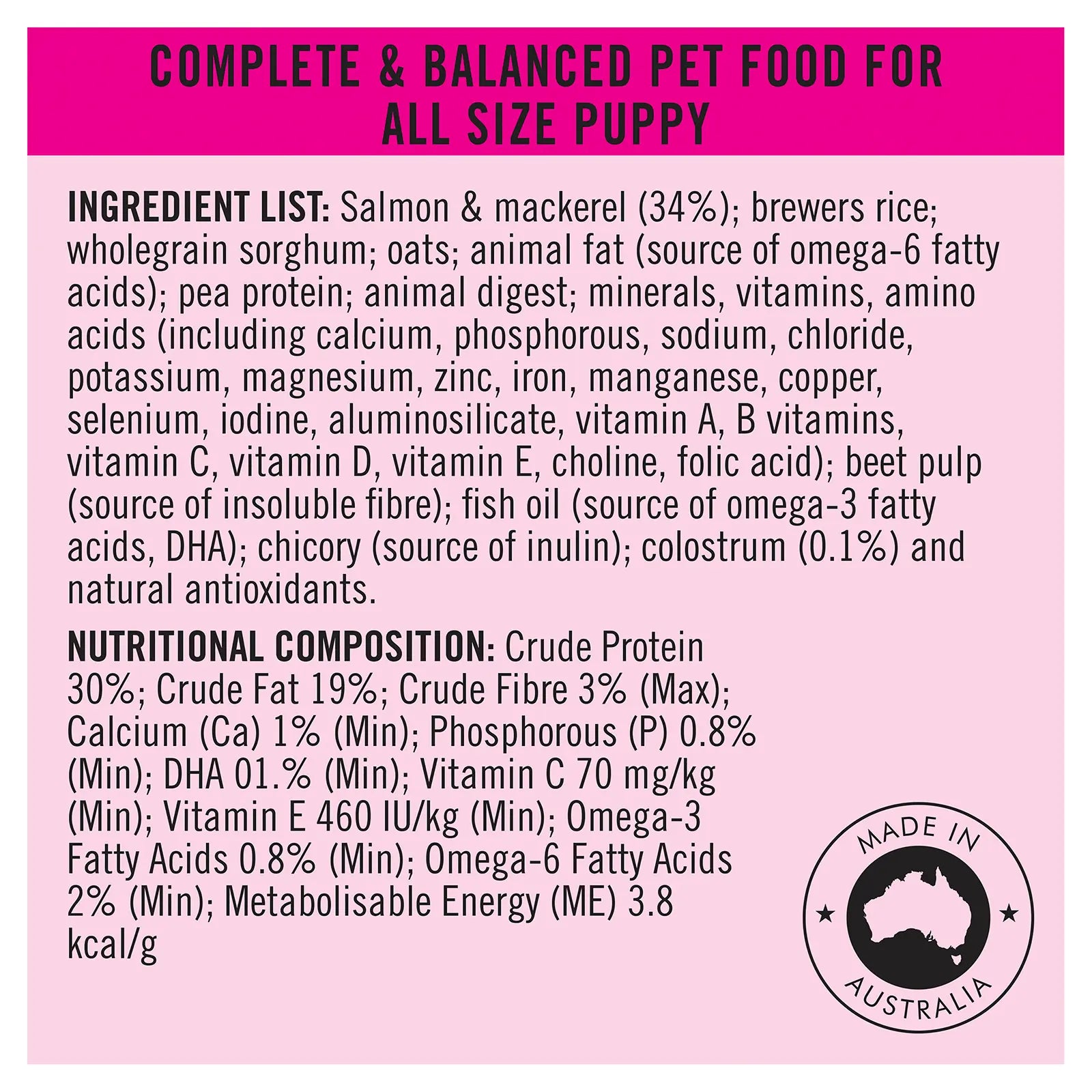 Pro Plan Dog Food Puppy Sensitive Skin & Stomach - Kellyville Pets