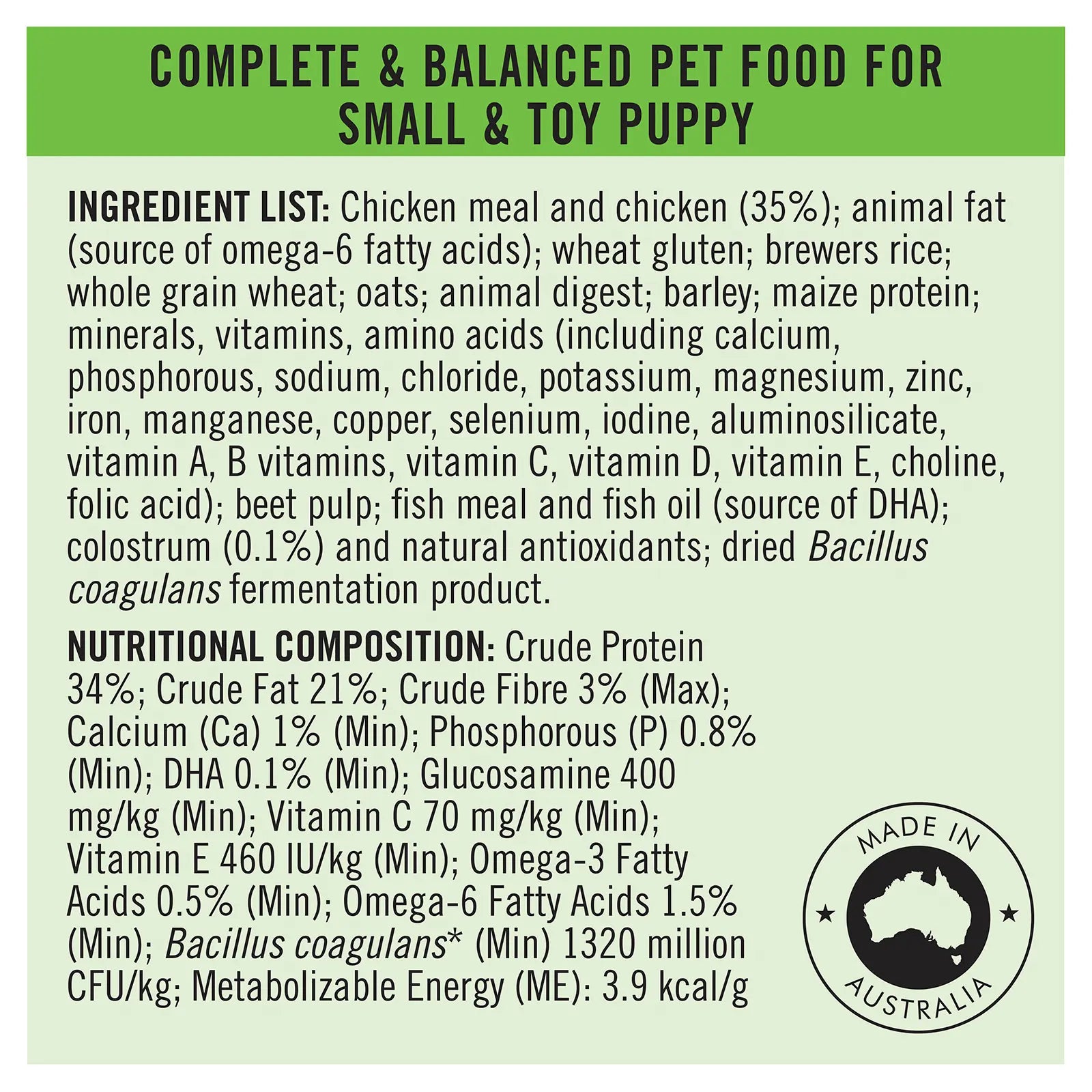 Pro Plan Dog Food Puppy Small & Toy Breed - Kellyville Pets