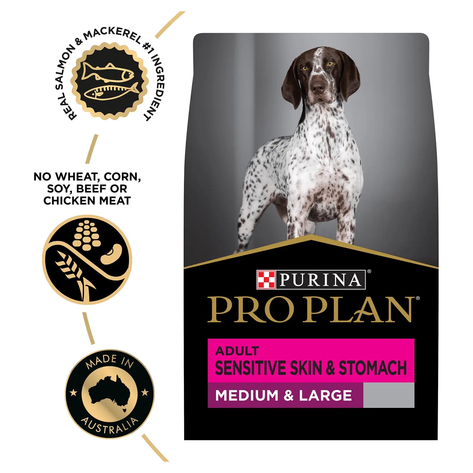 Pro Plan Dog Food Sensitive Skin & Stomach Medium & Large Breed - Kellyville Pets