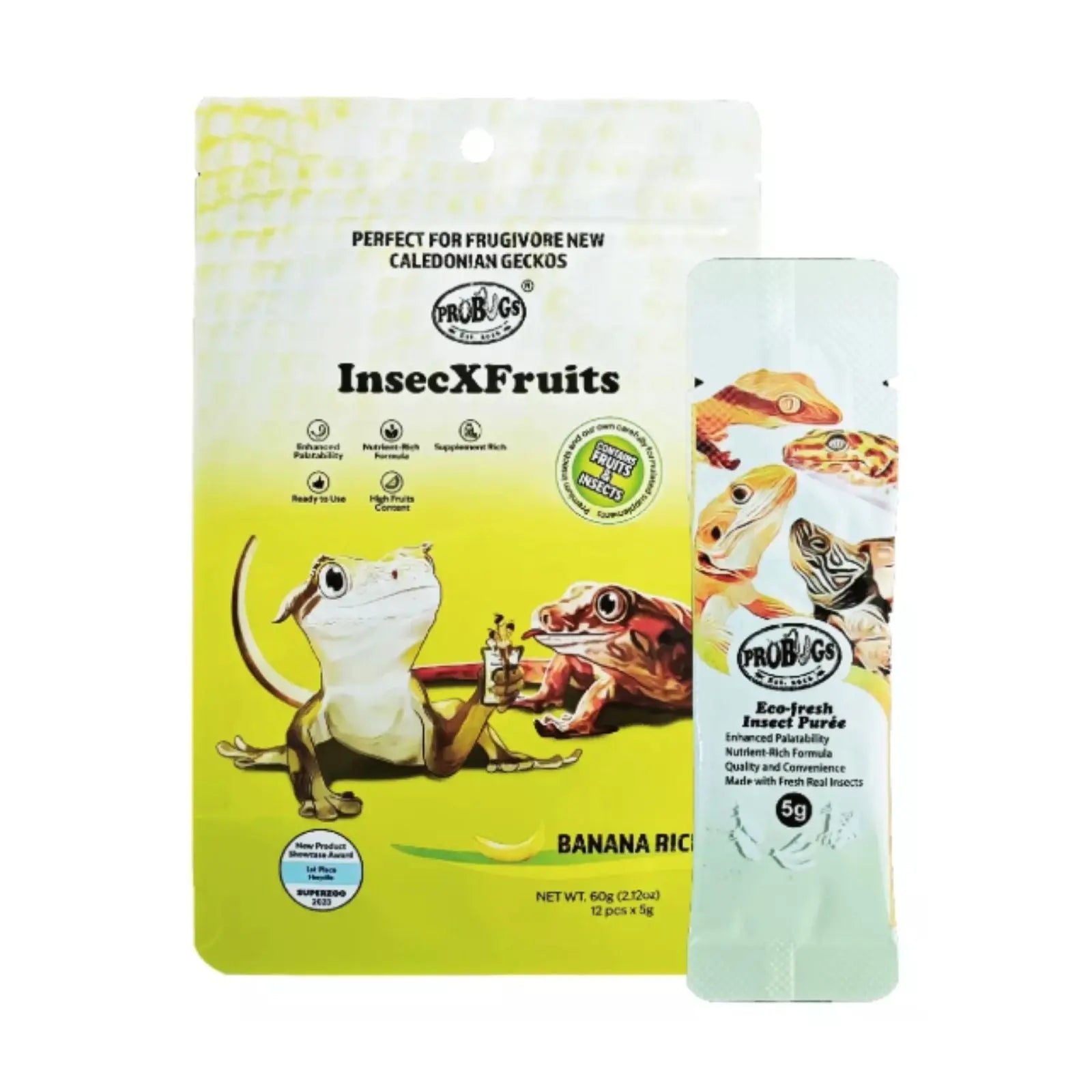 Probugs InsecXFruits Banana Puree - 12 x 5g Probugs