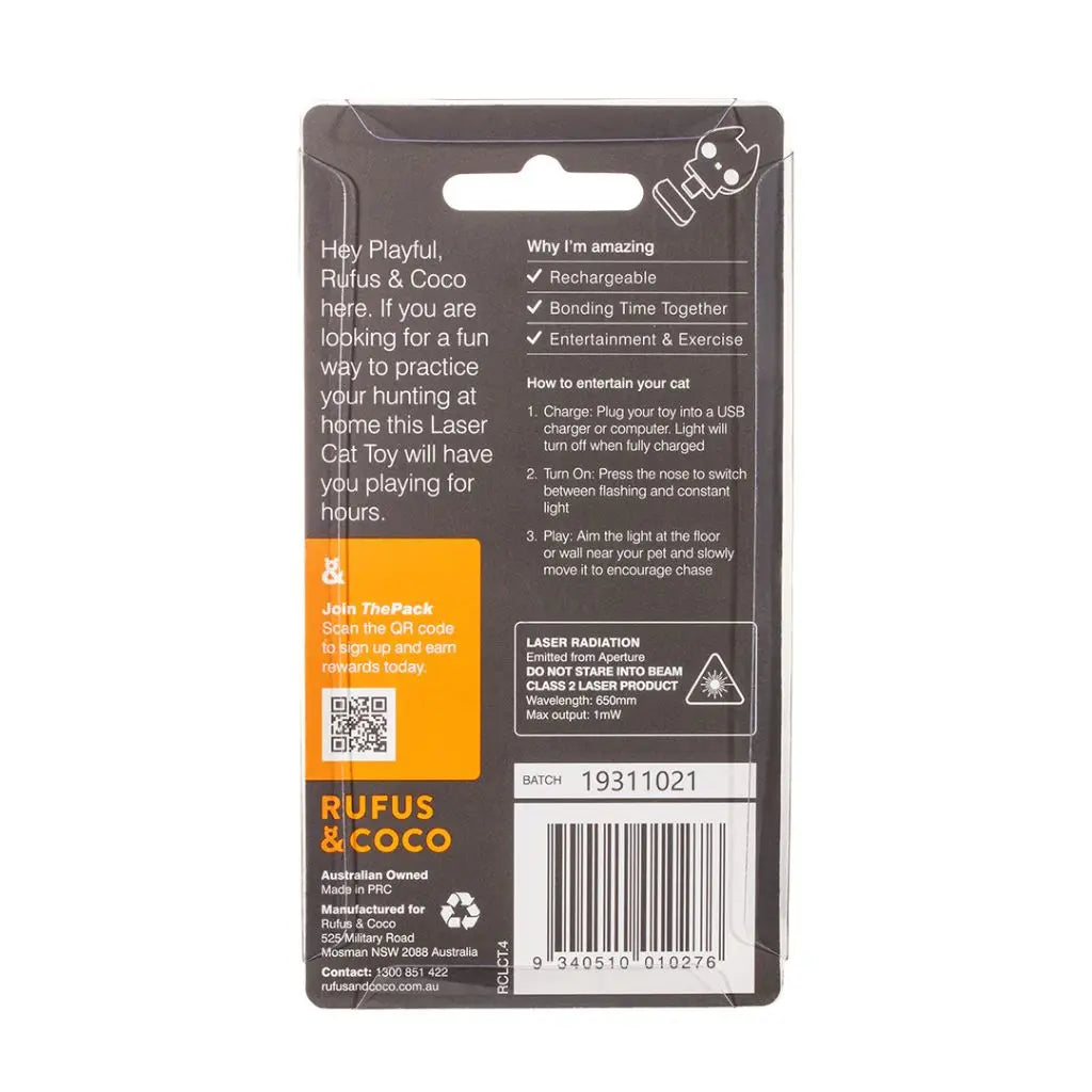Rufus & Coco Laser Cat Toy Rufus & Coco
