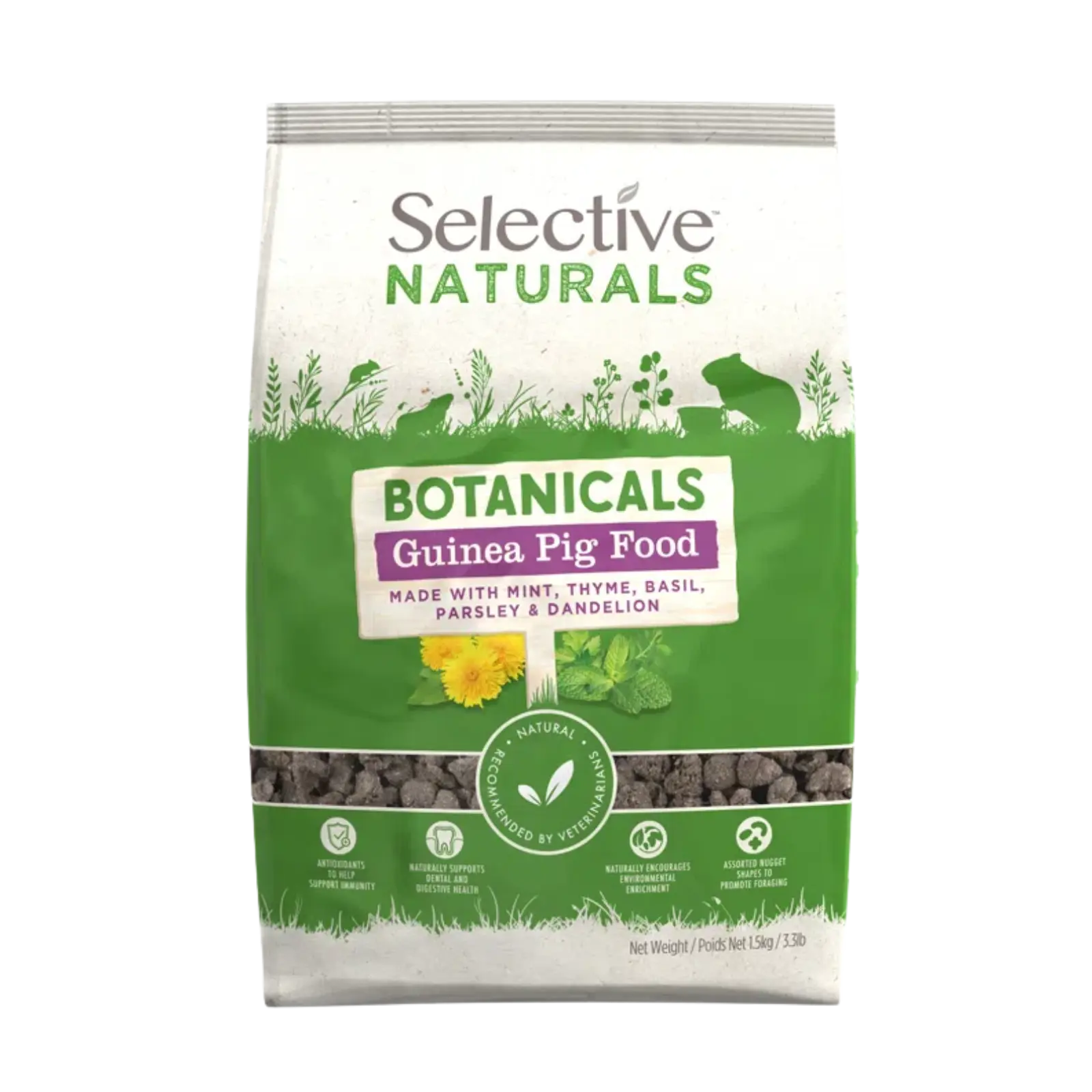 Science Selective Botanicals Guinea Pig Food 1.5kg Science Selective
