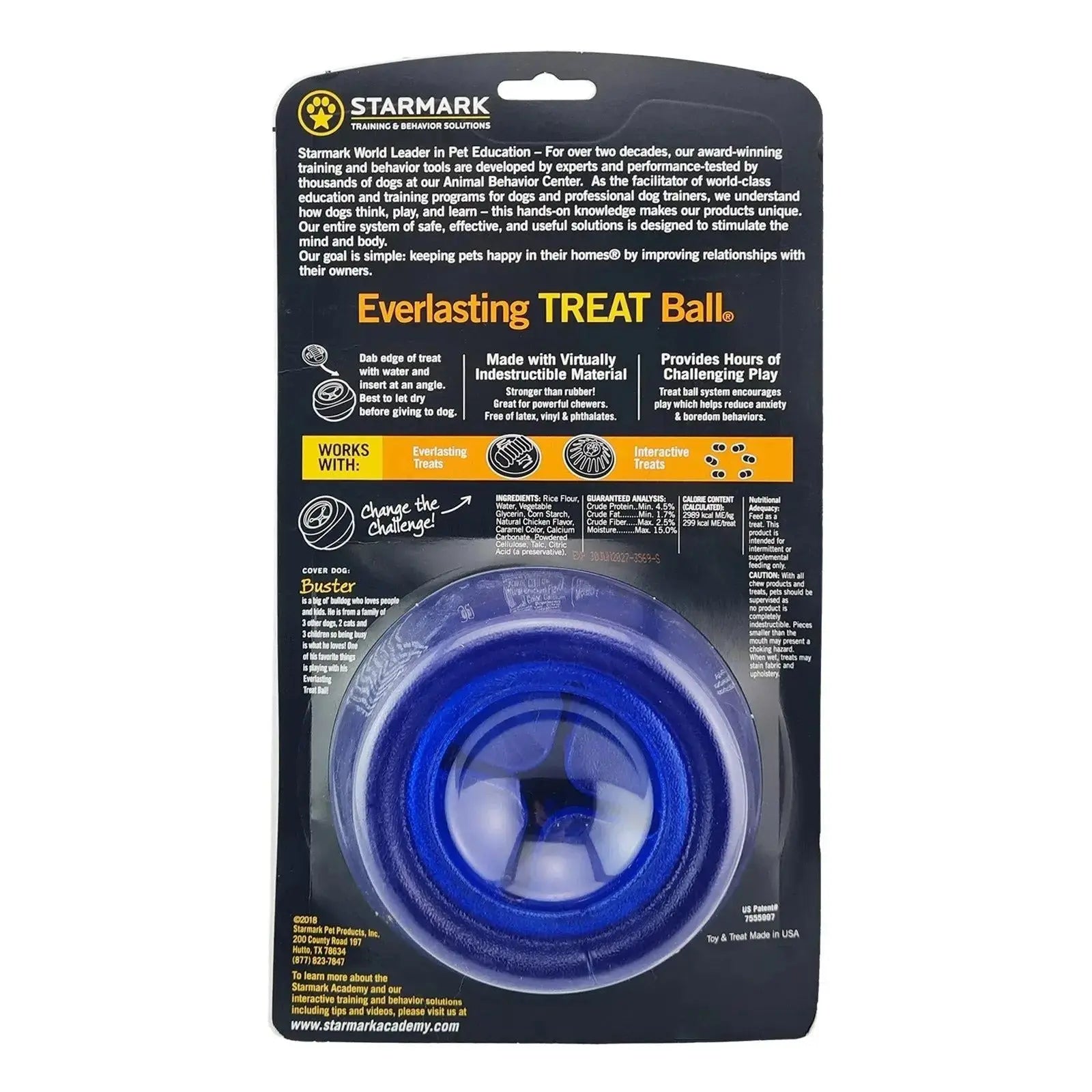 Starmark Everlasting Treat Ball Dog Toy - Large Starmark