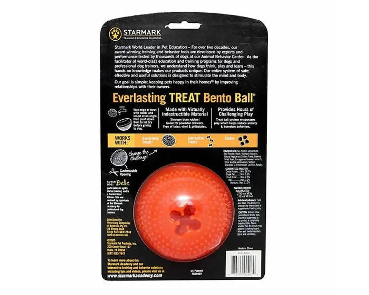 Starmark Everlasting Treat Bento Ball Dog Toy Starmark