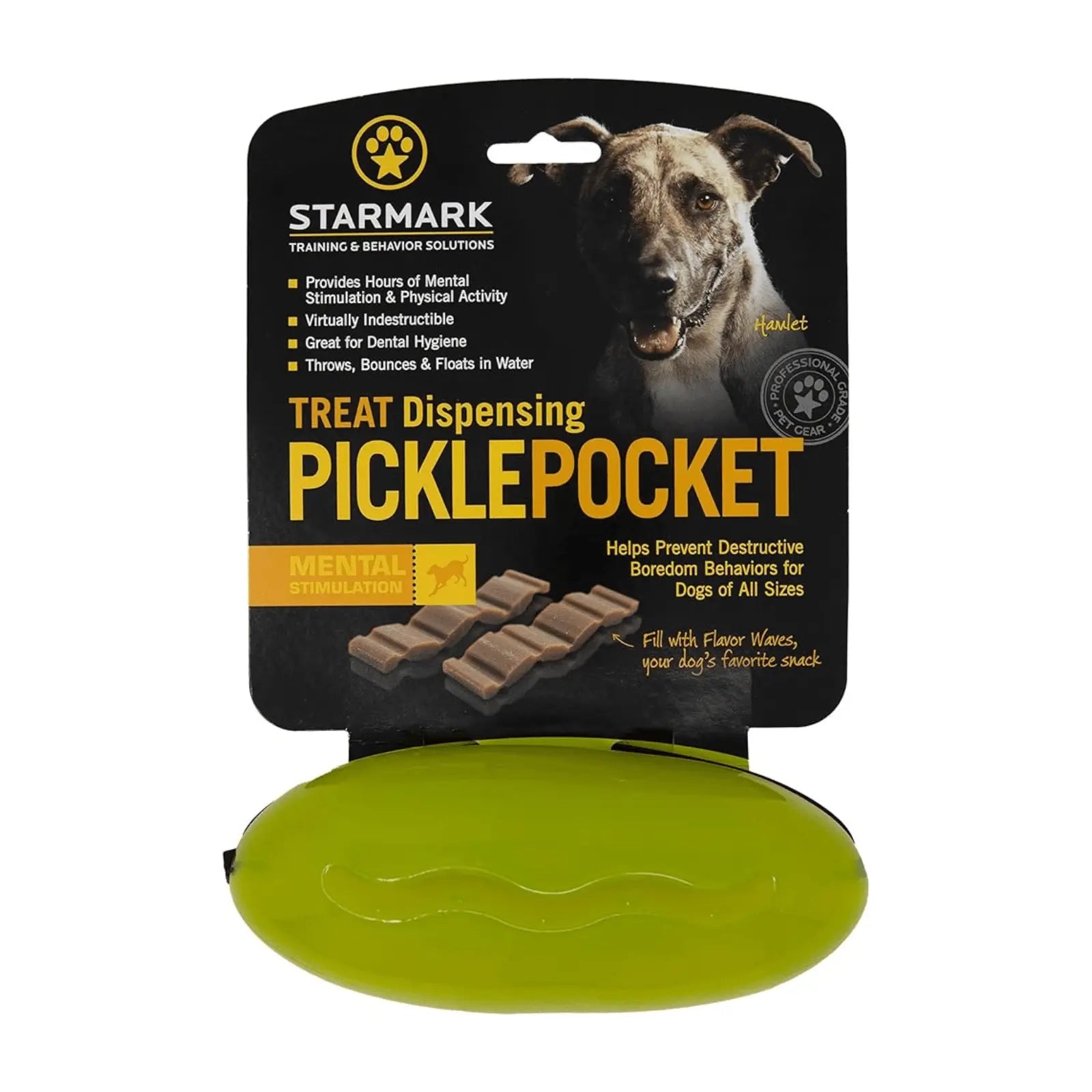 Starmark Pickle Pocket Treat Dispensing Toy - Kellyville Pets