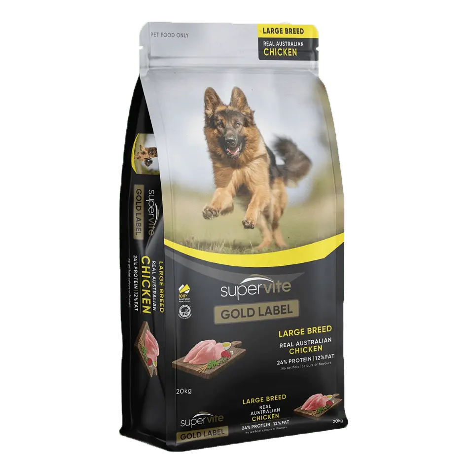 Supervite Gold Dog Food Adult Large Breed Chicken - Kellyville Pets