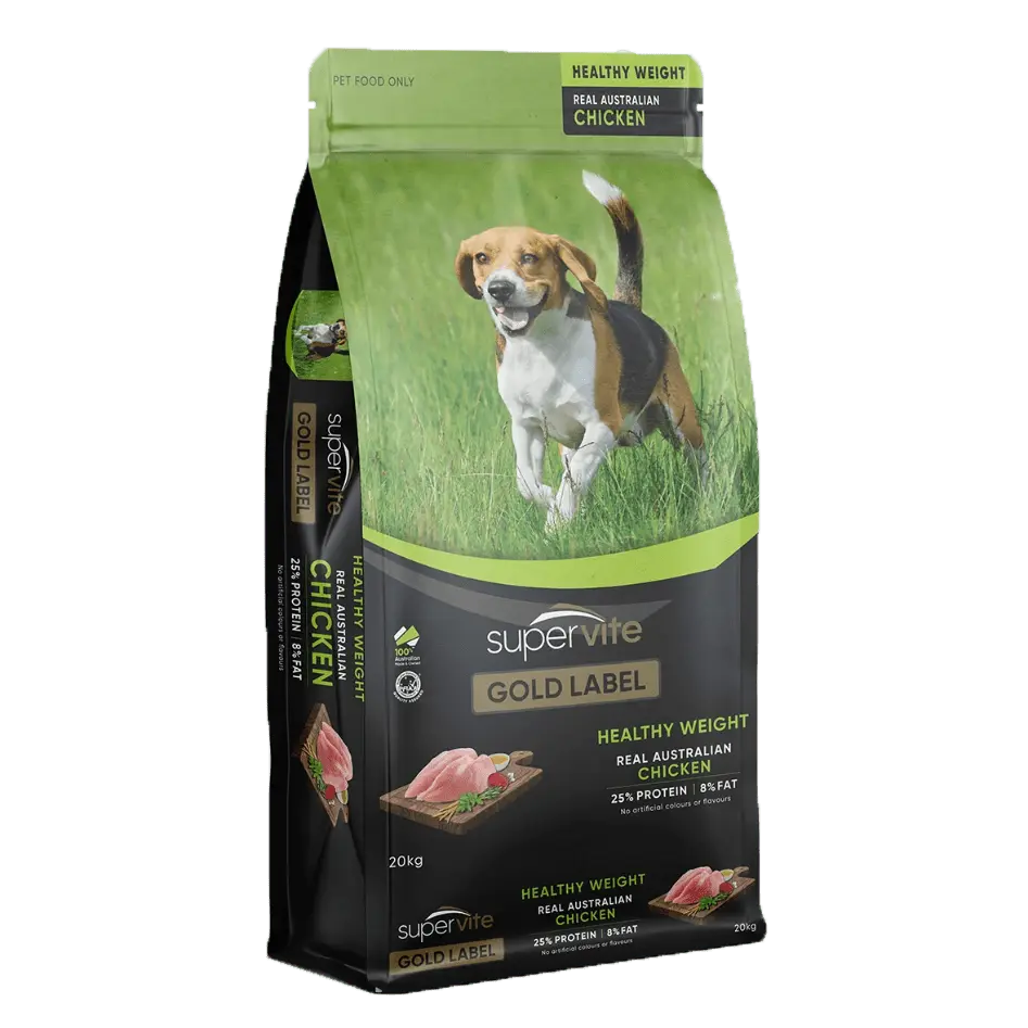 Supervite Gold Dog Food Healthy Weight Chicken - Kellyville Pets