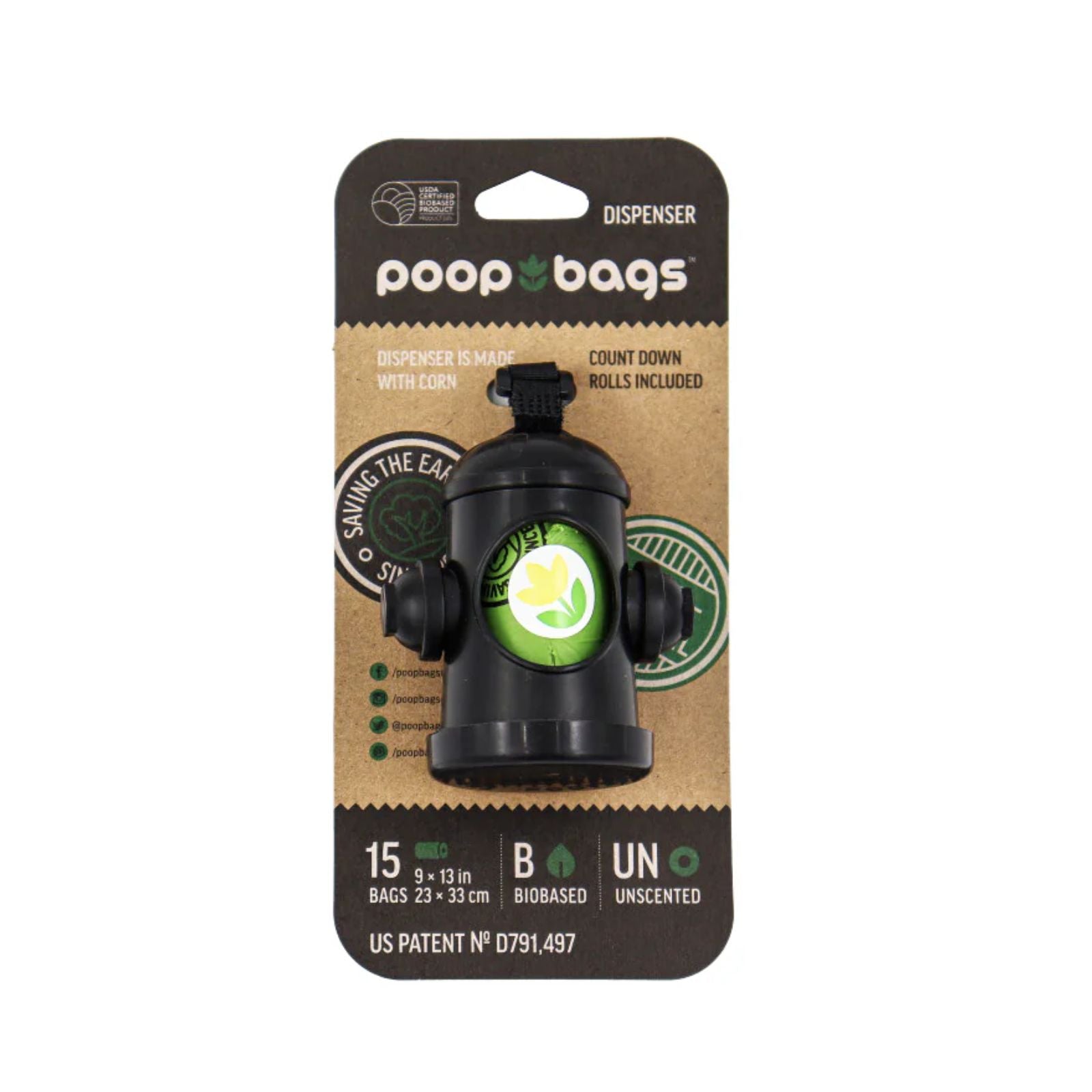 The Original Poop Bags Hydrant Dispenser
