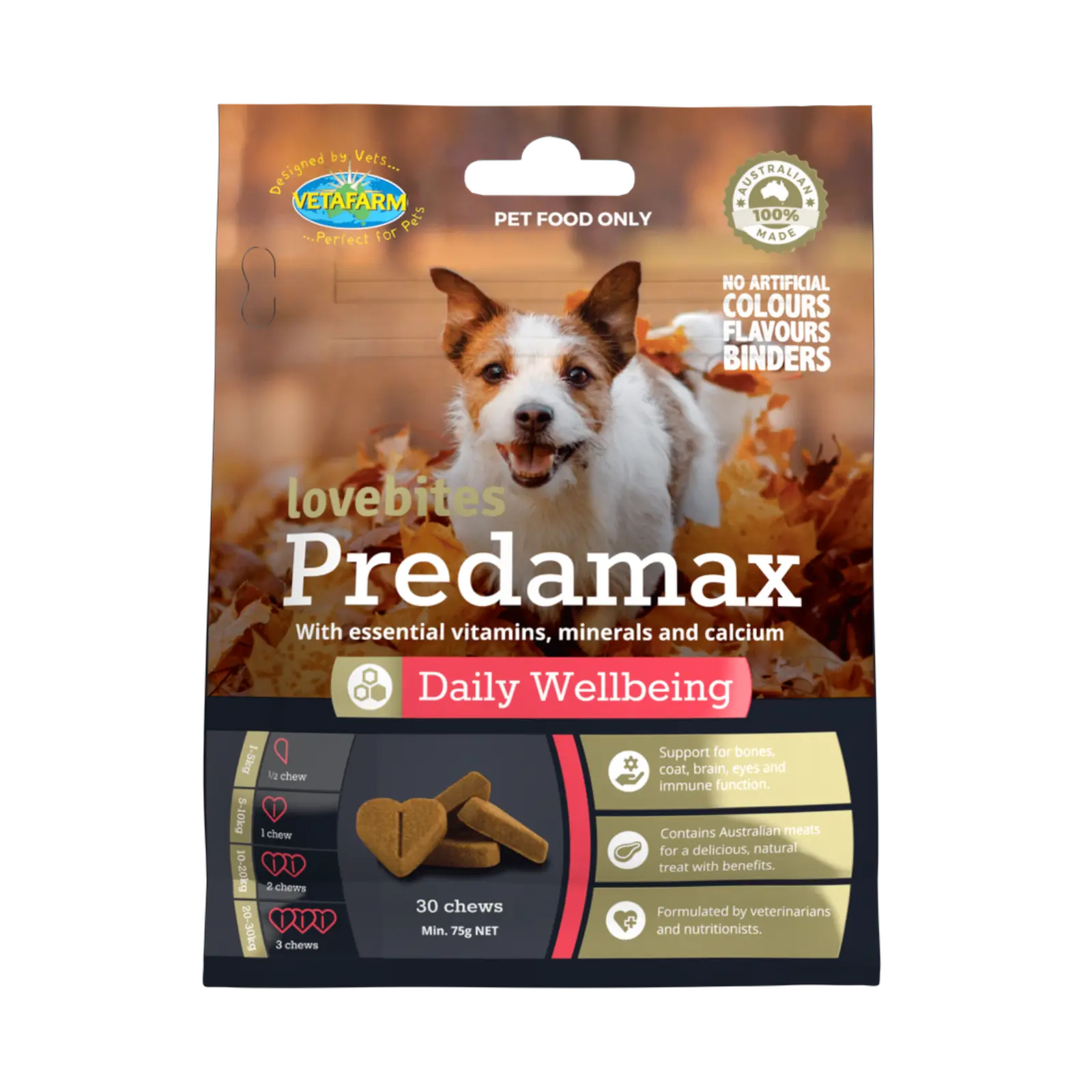 Vetafarm Lovebites Predamax Chews Vetafarm