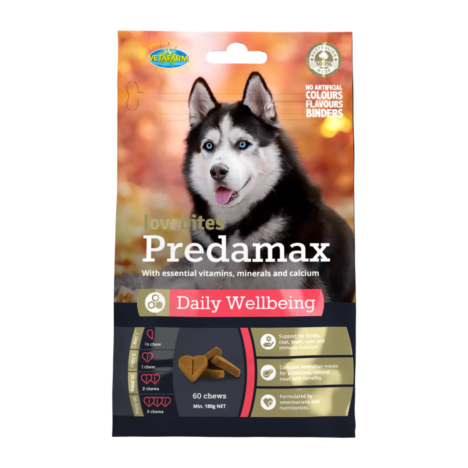 Vetafarm Lovebites Predamax Chews Vetafarm