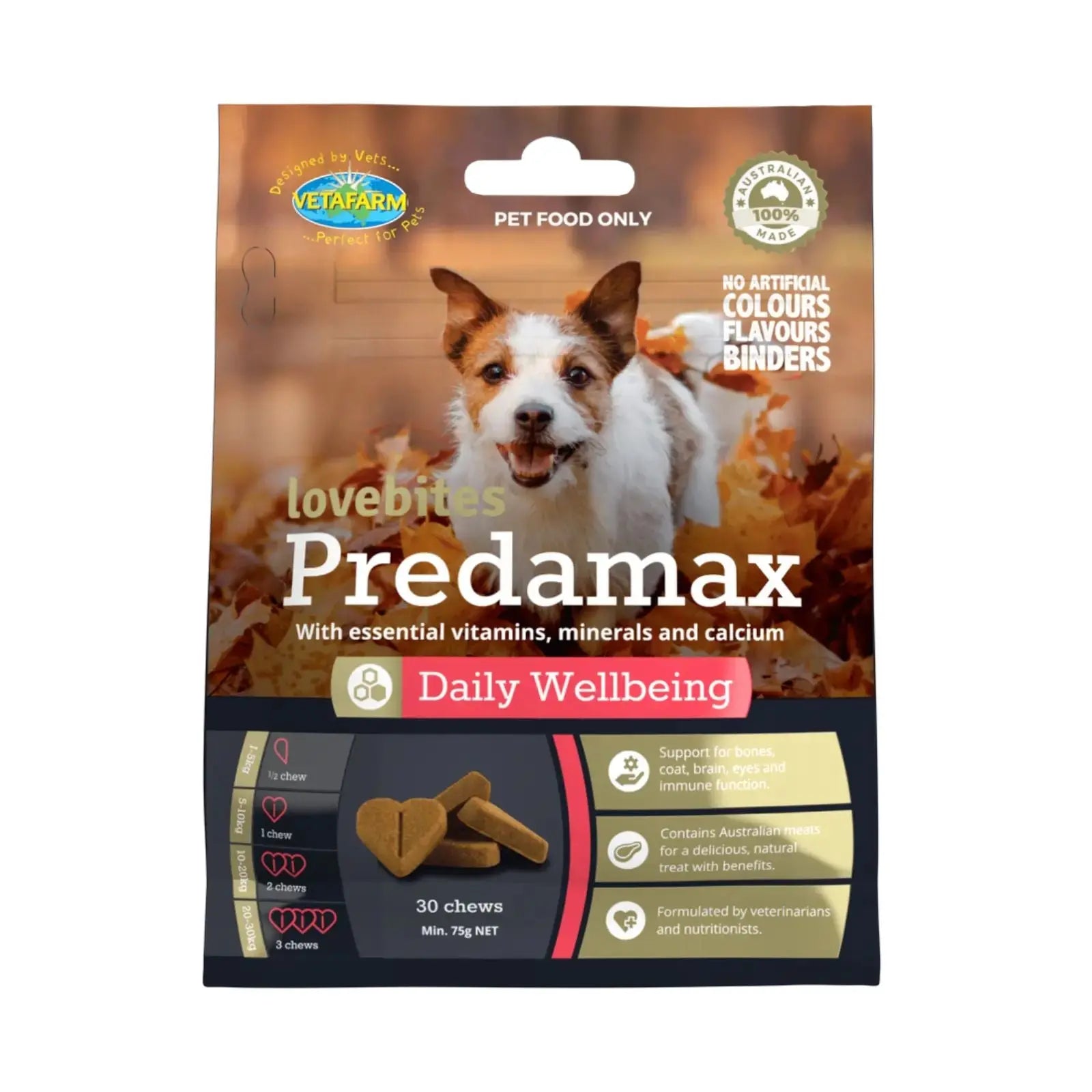 Vetafarm Lovebites Predamax Chews Vetafarm