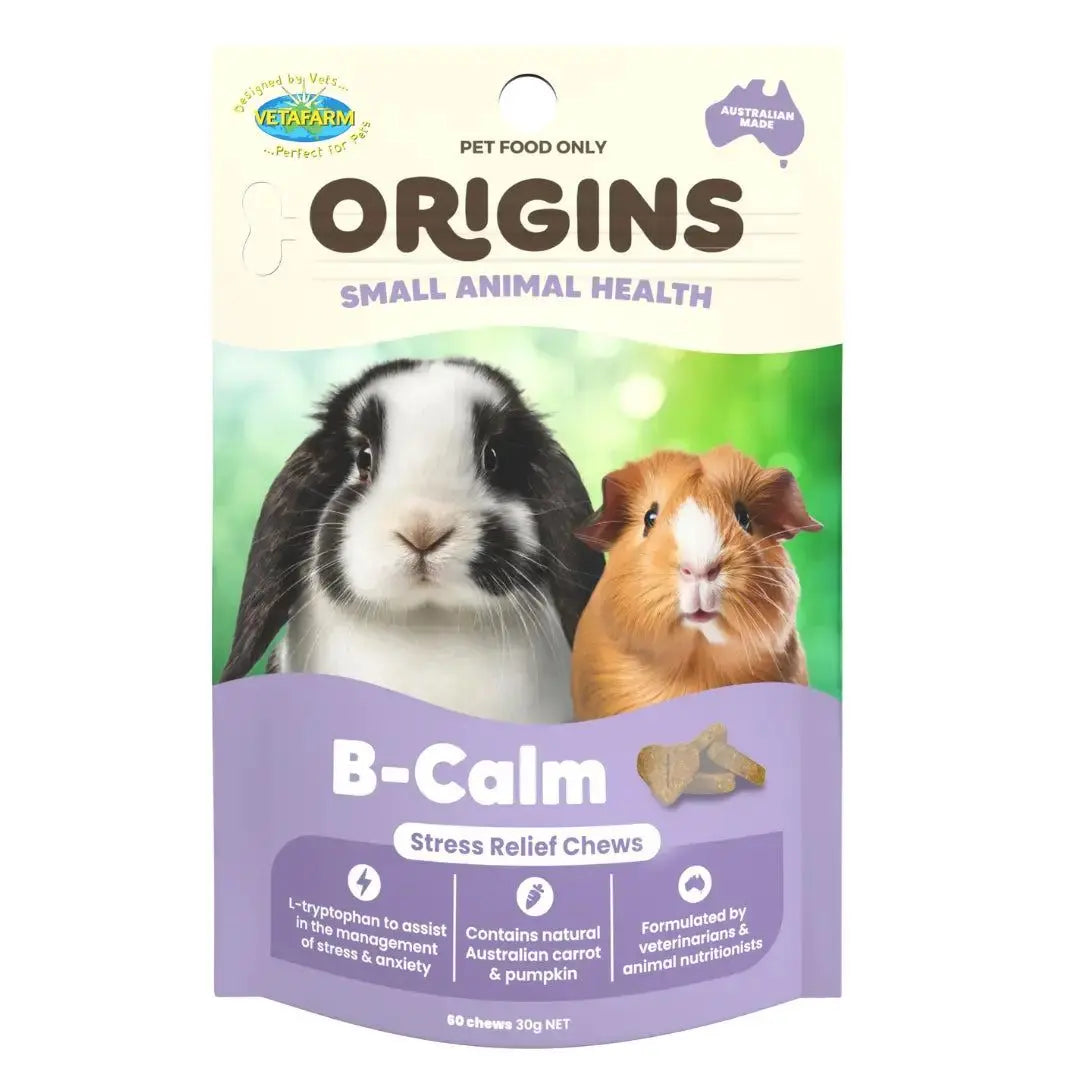 Vetafarm Origins B-Calm Chews - 60pk Vetafarm