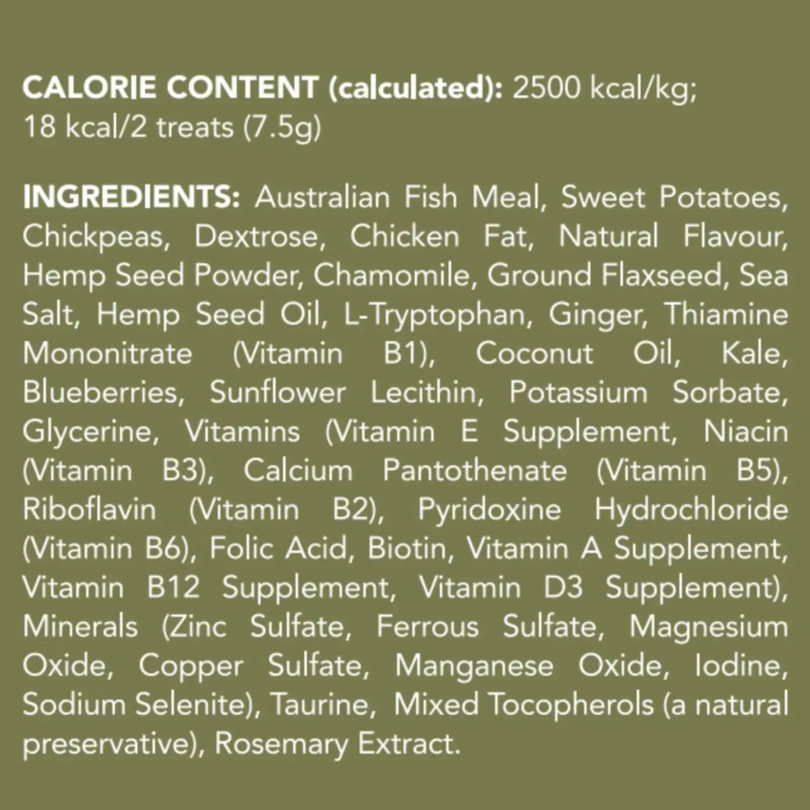 Vetalogica Hemp Clinicals Calming Dog Treats 225g Vetalogica