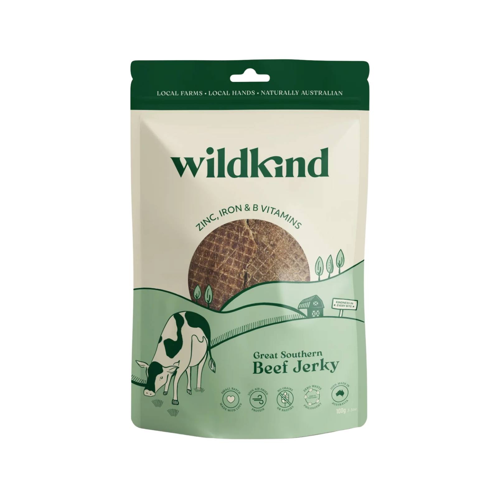 Wildkind Dog Treat Great Southern Beef Jerky