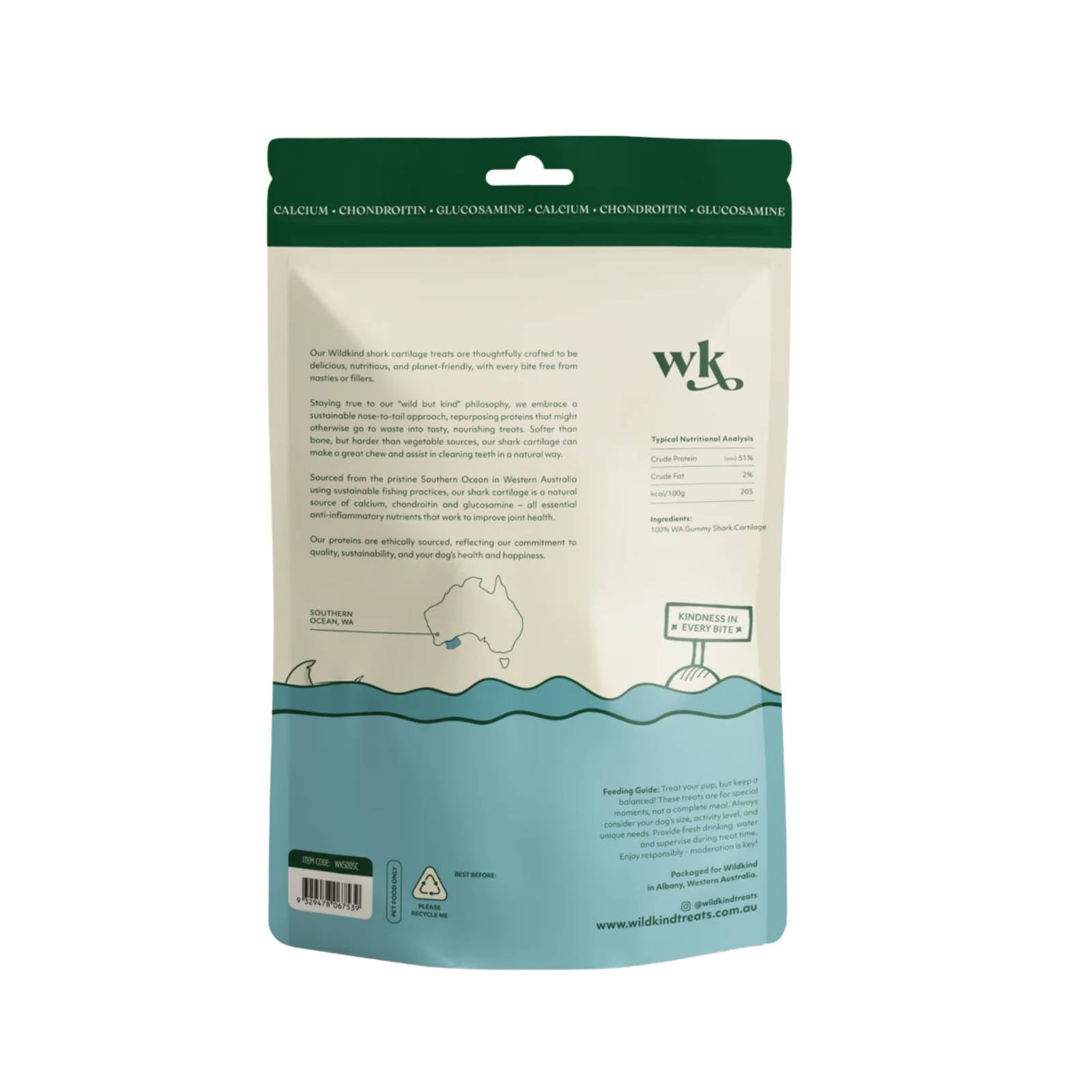 Wildkind Dog Treat Southern Ocean Shark Cartilage