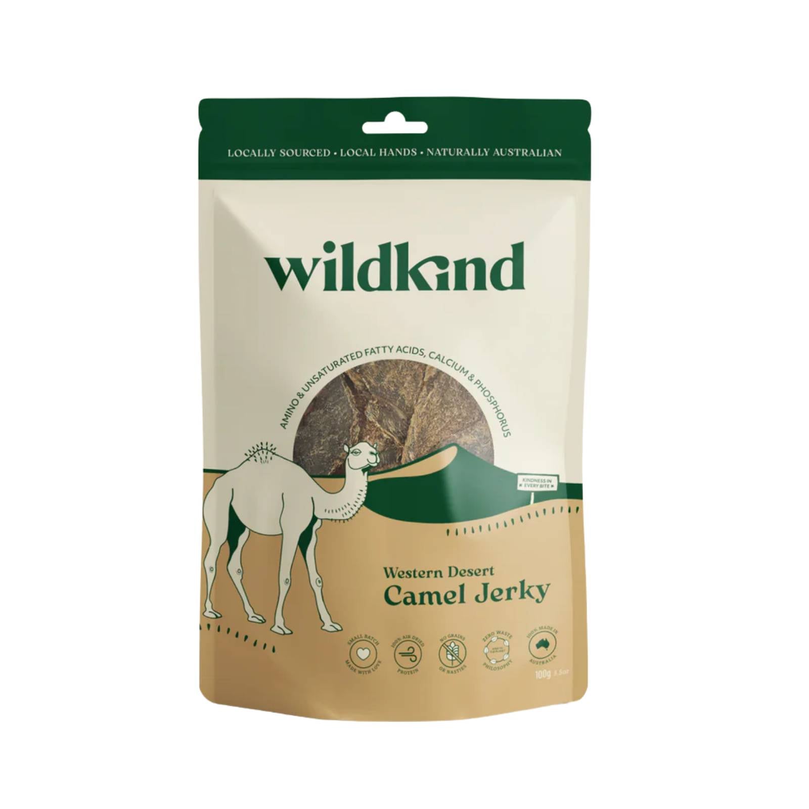 Wildkind Dog Treat Western Desert Camel Jerky