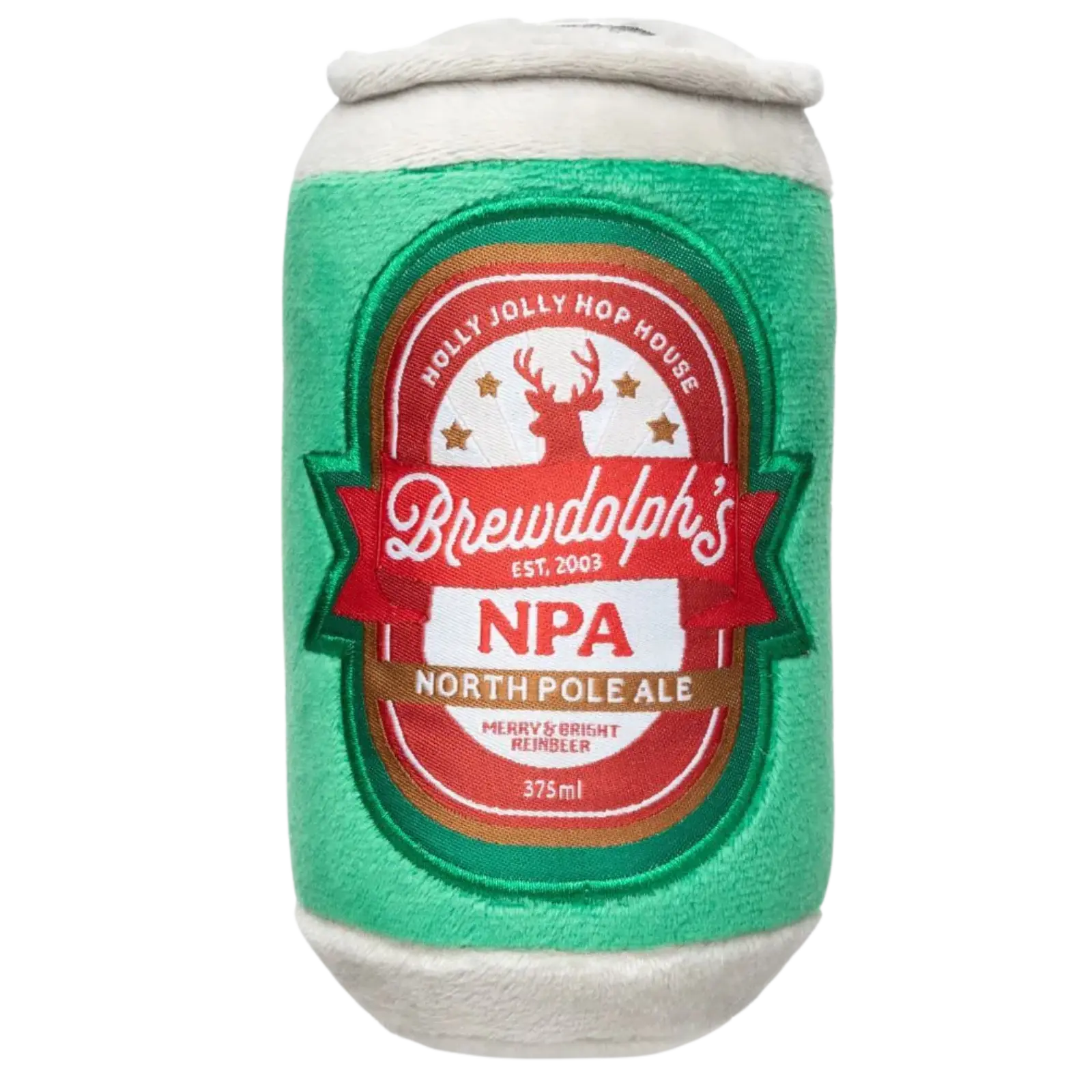Xmas Brewdolph's NPA Dog Toy Fuzzyard
