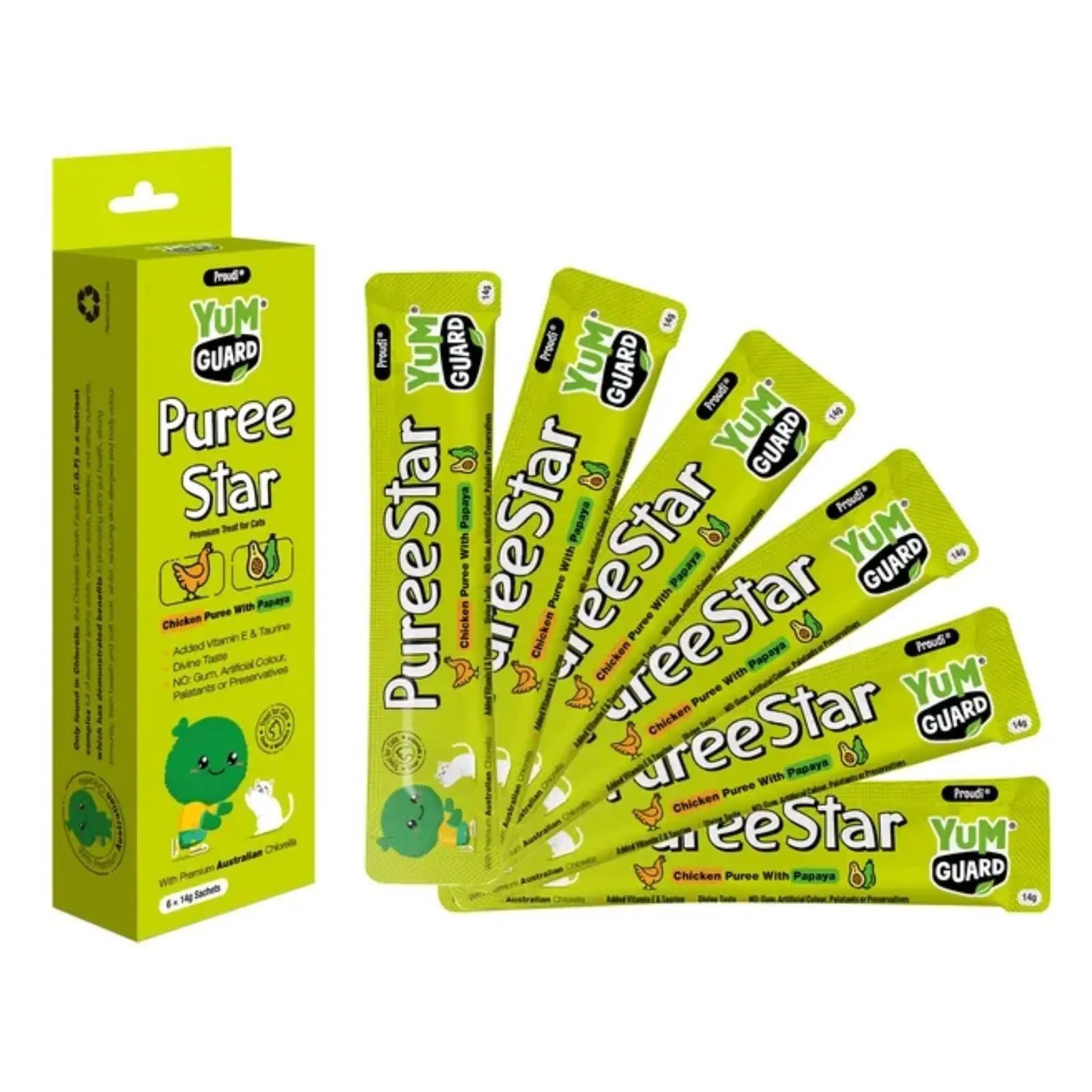 YumGuard Puree Star Cat Treats YumGuard