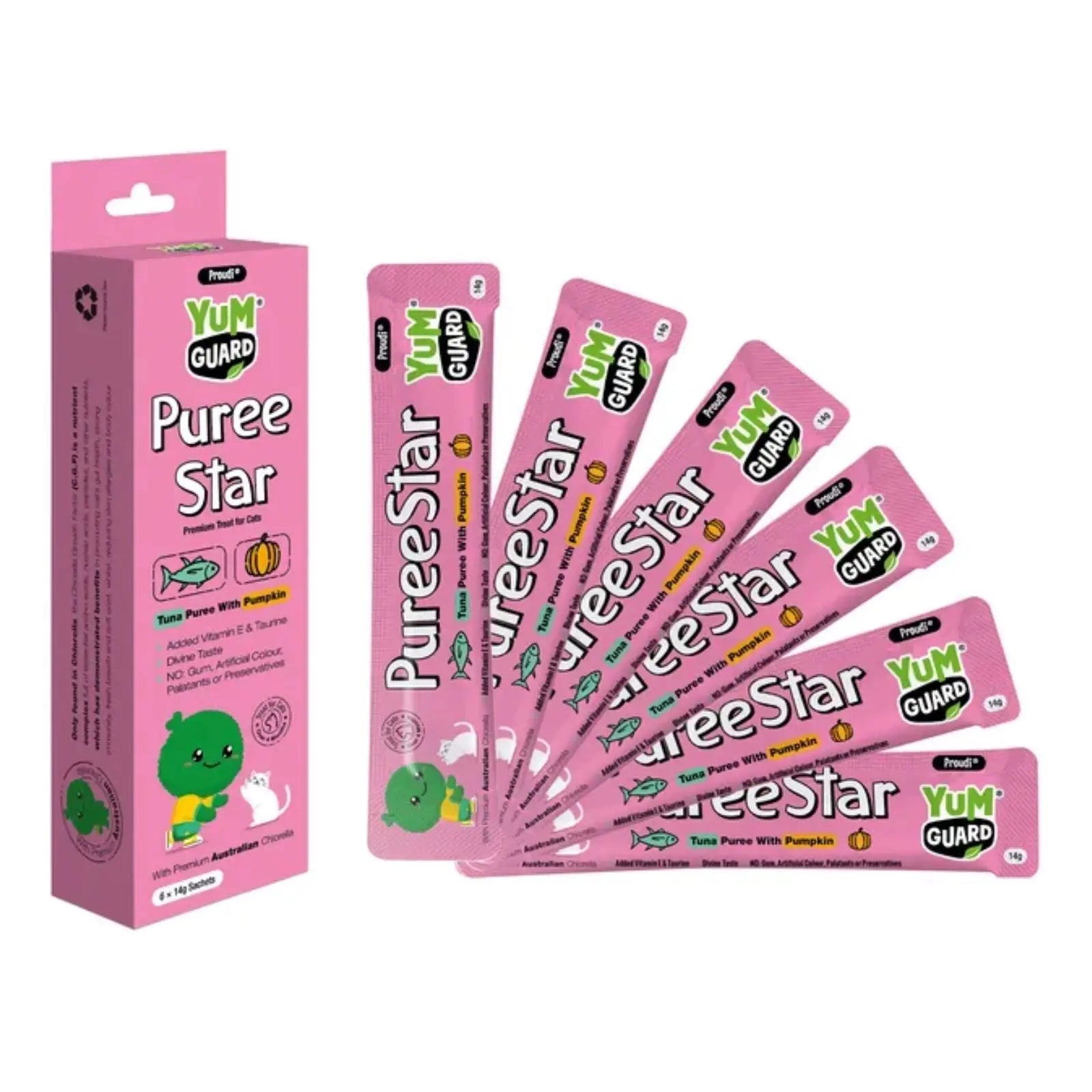 YumGuard Puree Star Cat Treats YumGuard