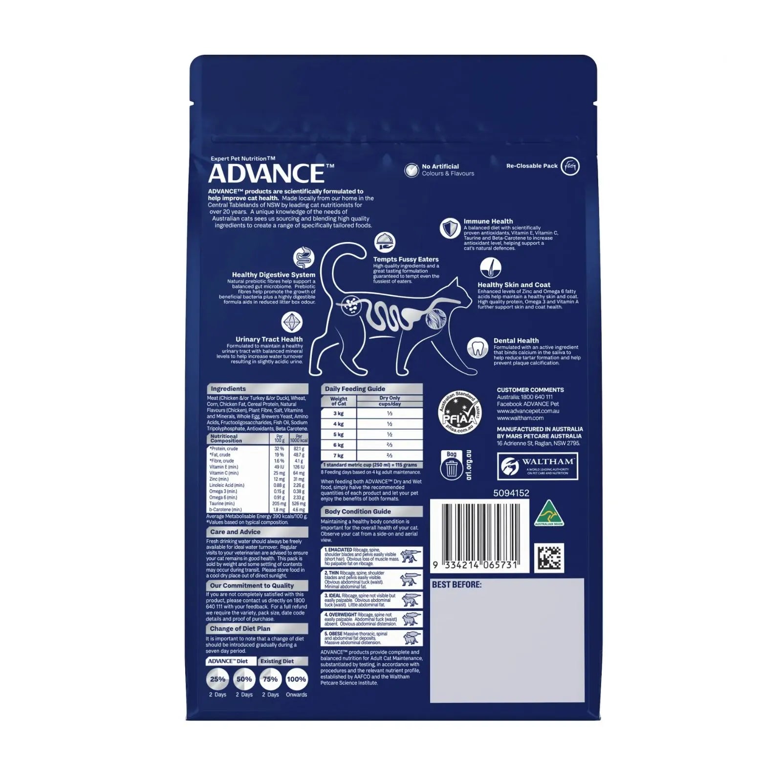 Advance Cat Food Adult Chicken