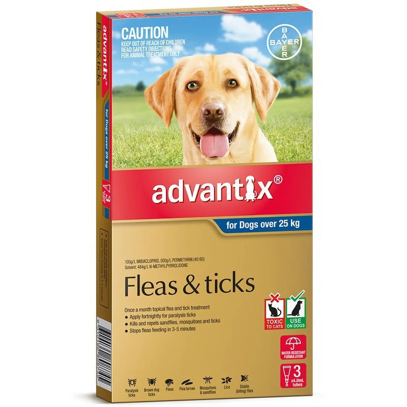 Advantix for Extra Large Dogs Over 25kg Blue - Kellyville Pets